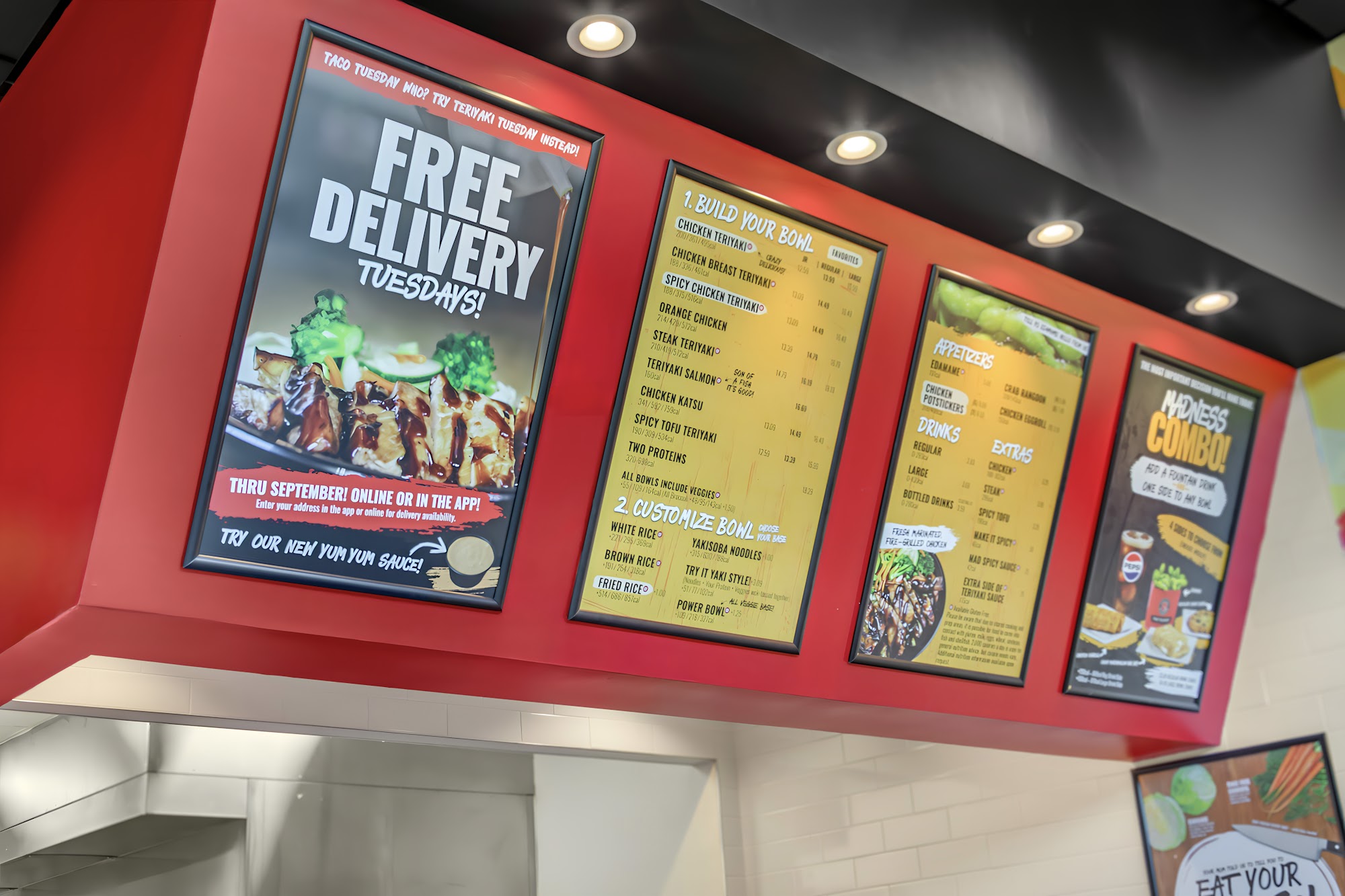 Teriyaki Madness Menu