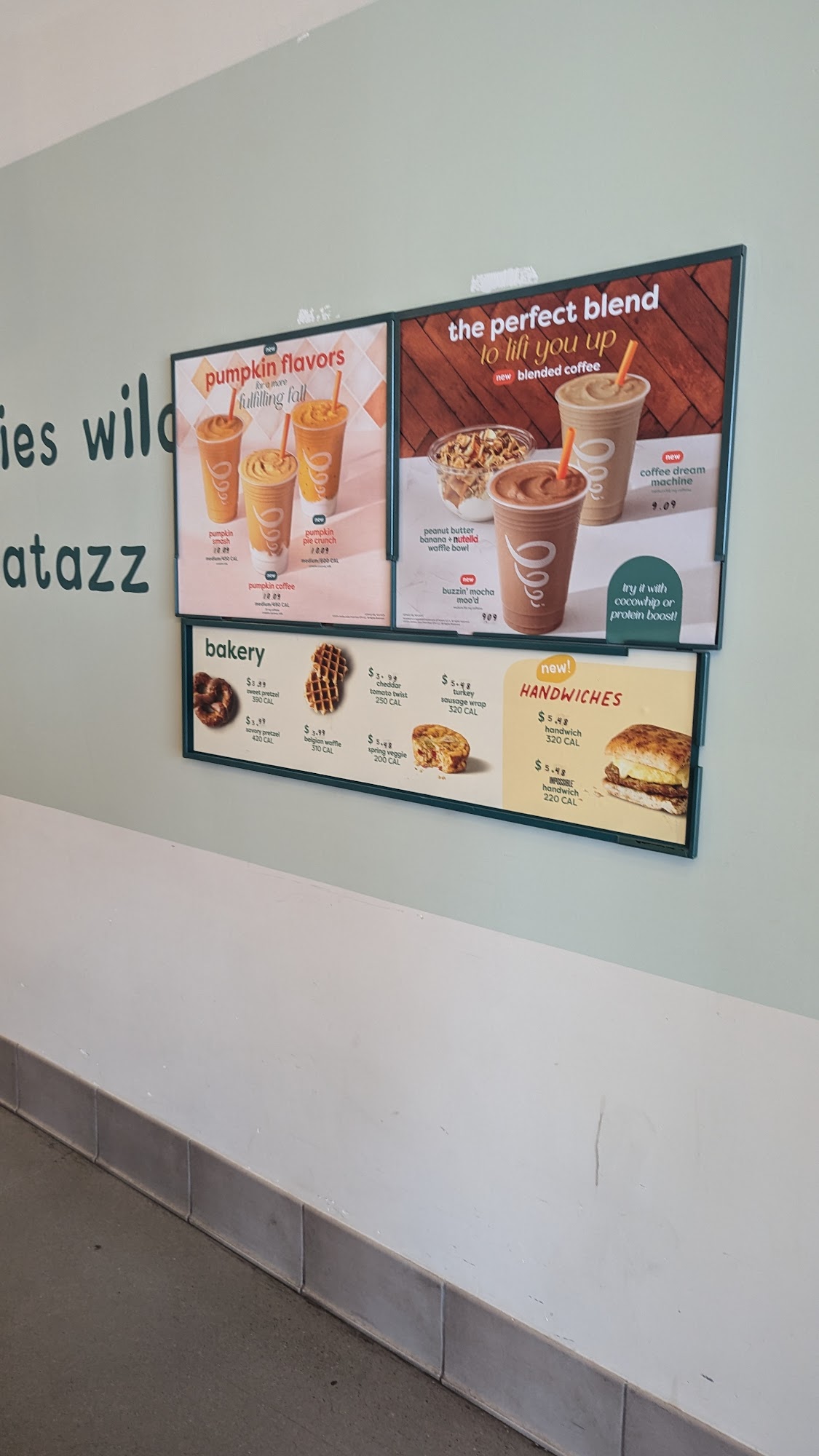 Jamba Menu