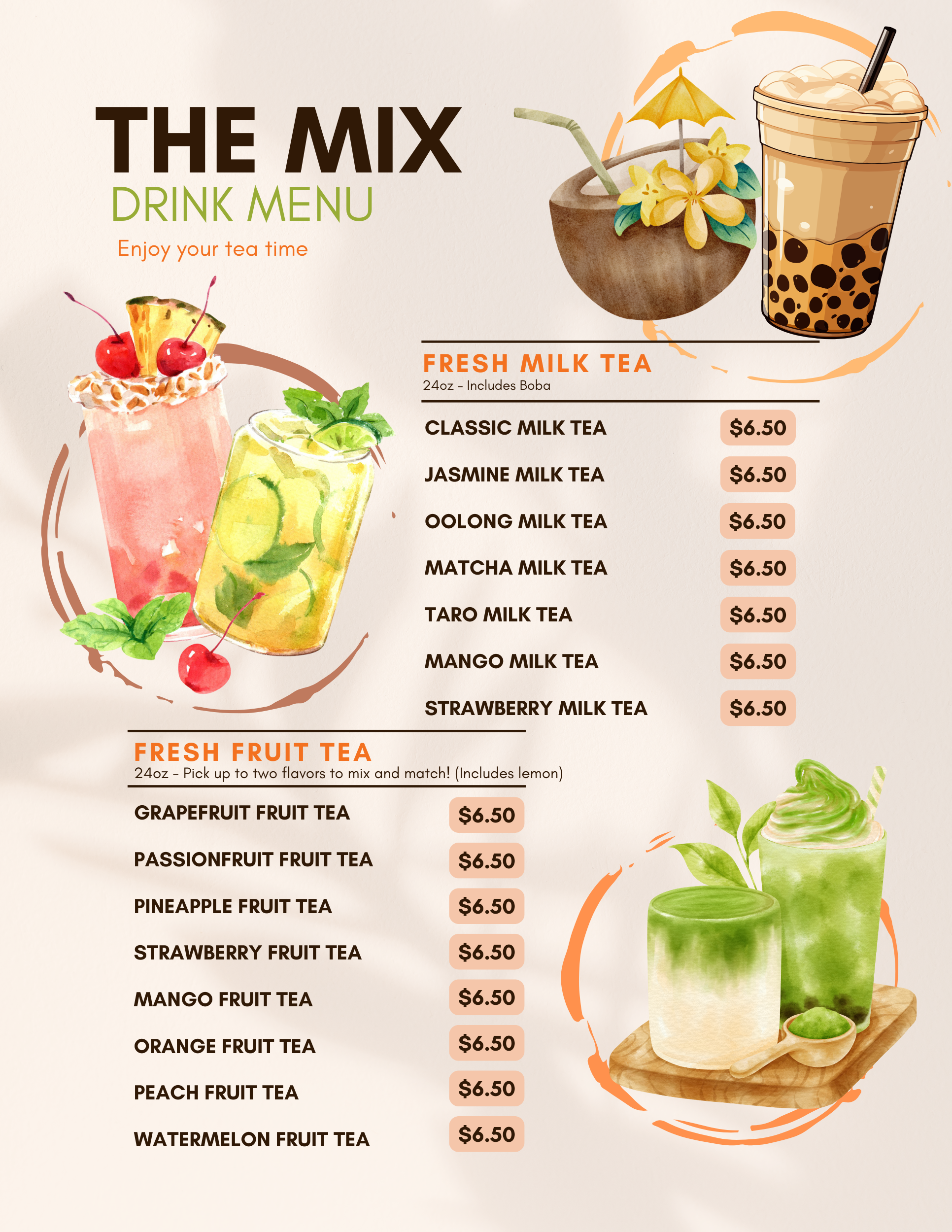 The Mix Menu