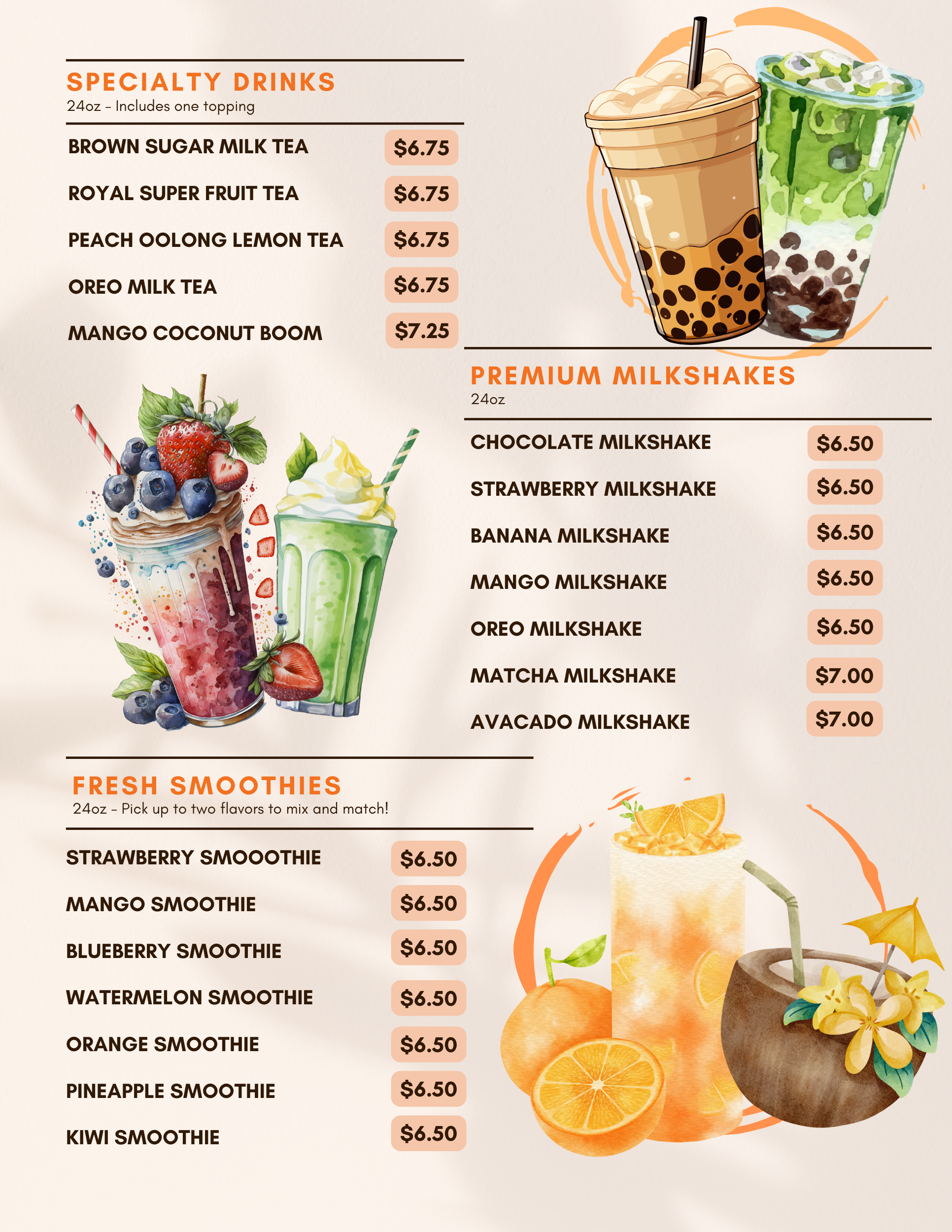 The Mix Menu