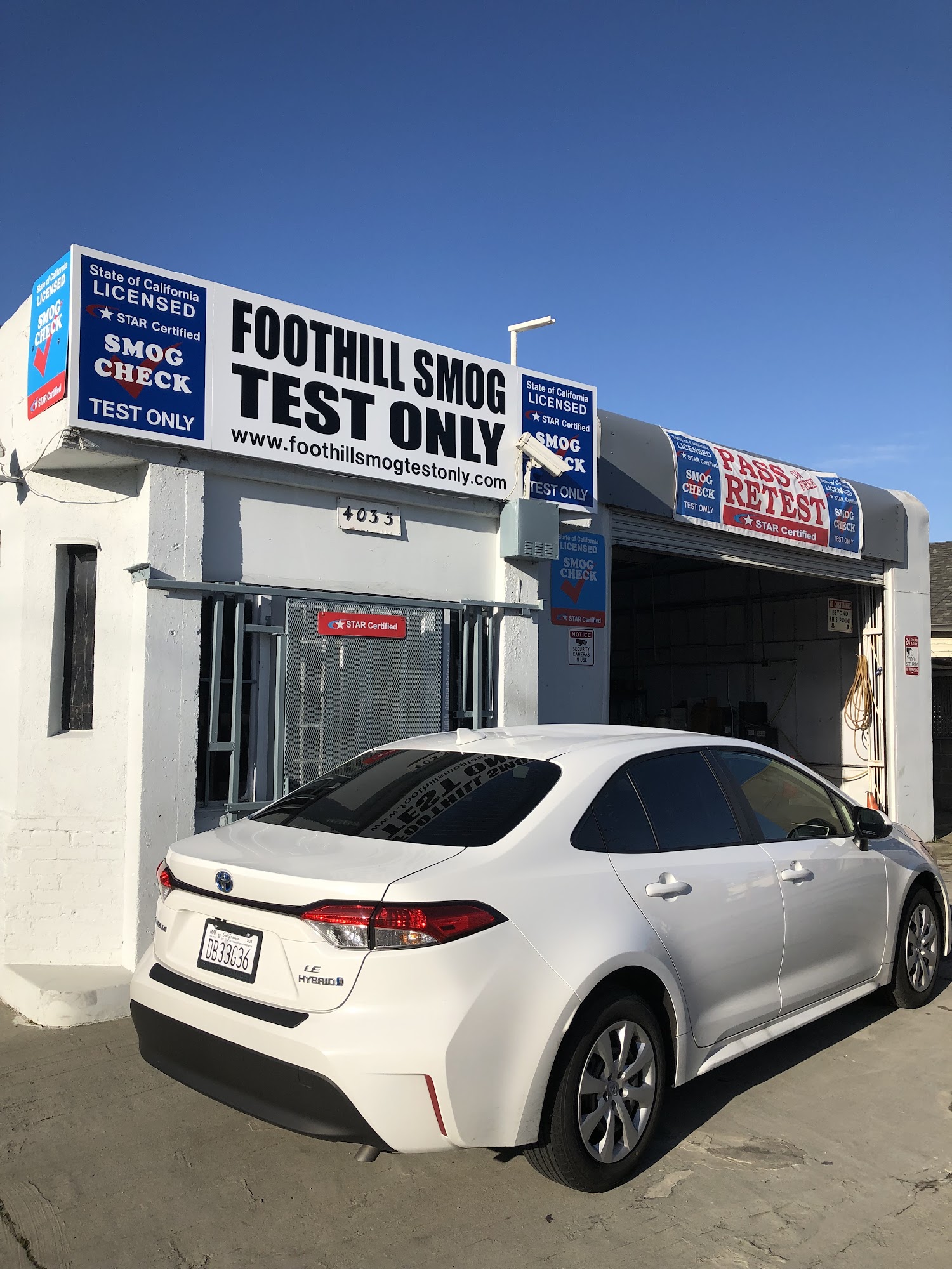 Foothill Smog Test Only Oakland