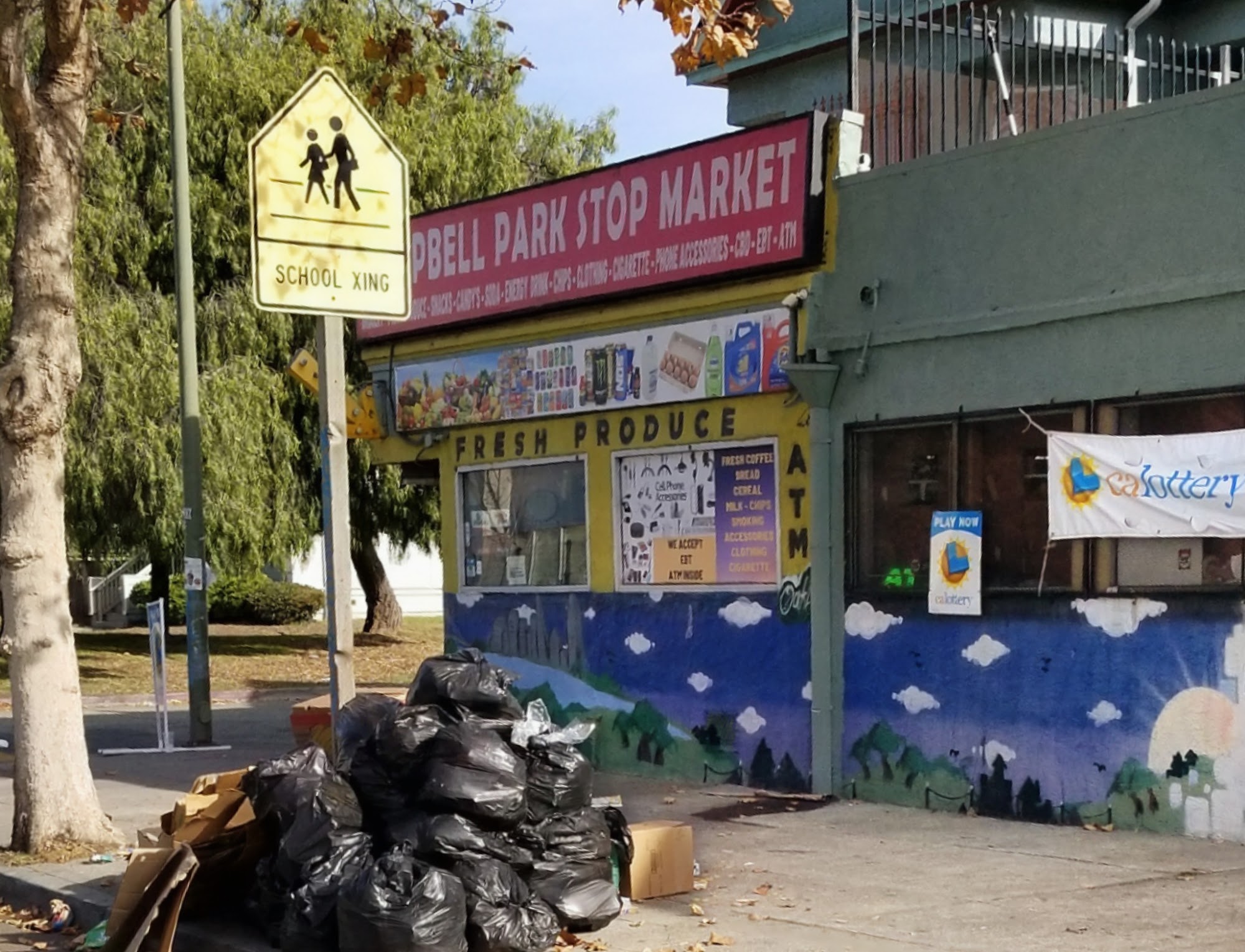 Campbell park stop market Oakland