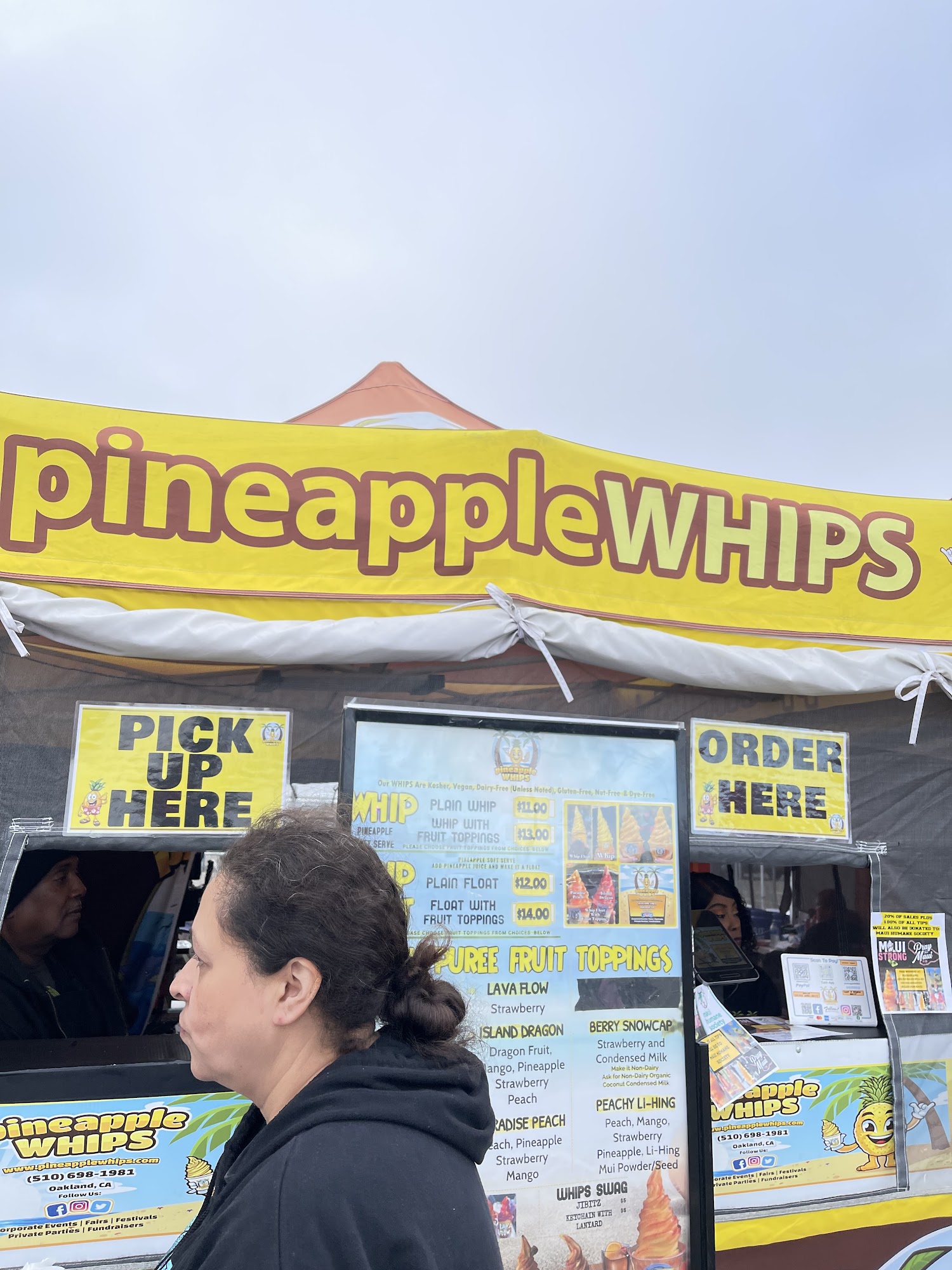 pineappleWHIPS Menu