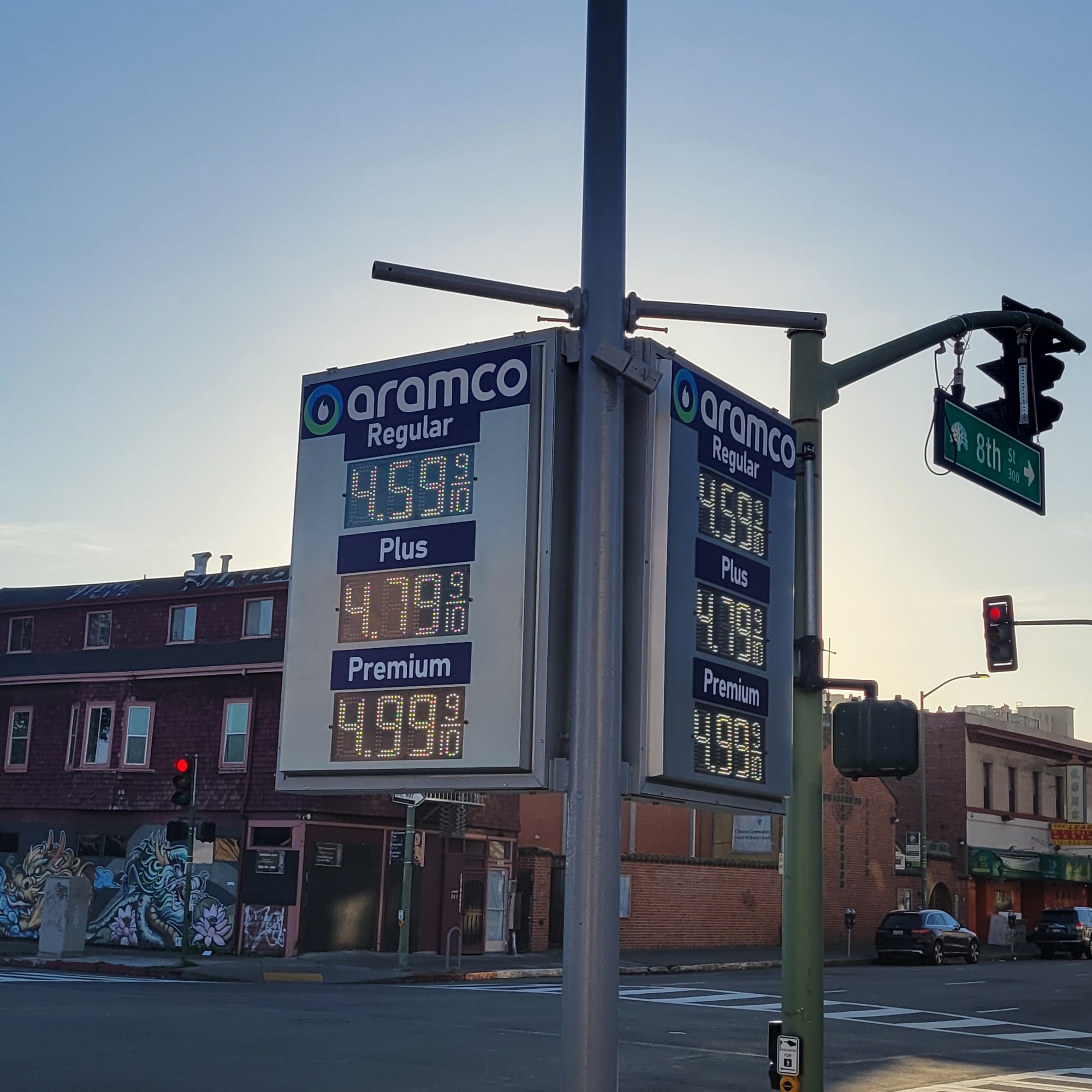 aramco gas Oakland