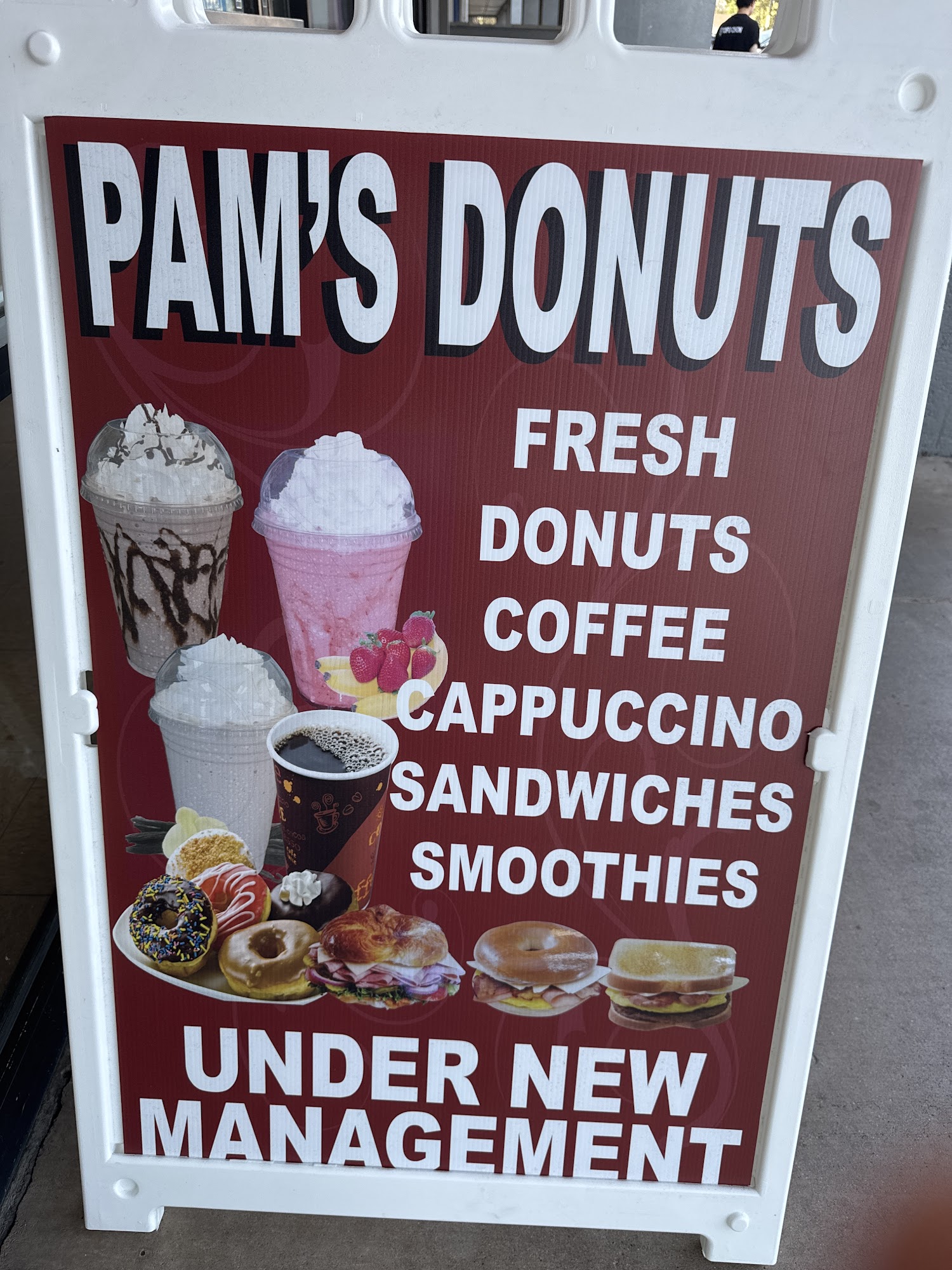 Pam's Donuts Menu