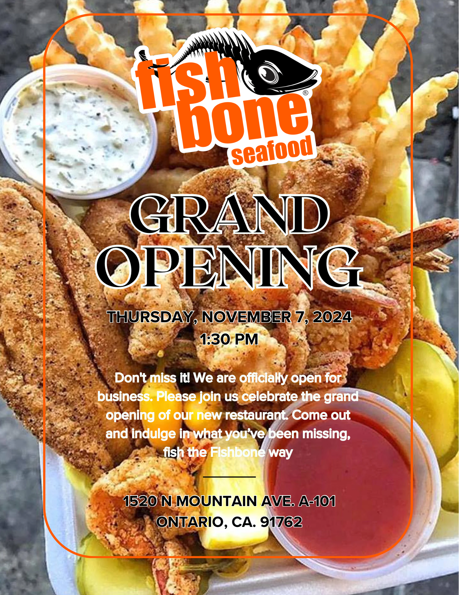 Fishbone Seafood Ontario Ontario