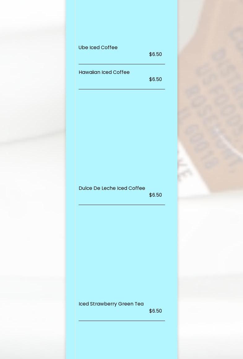 Scramblers Cafe Menu