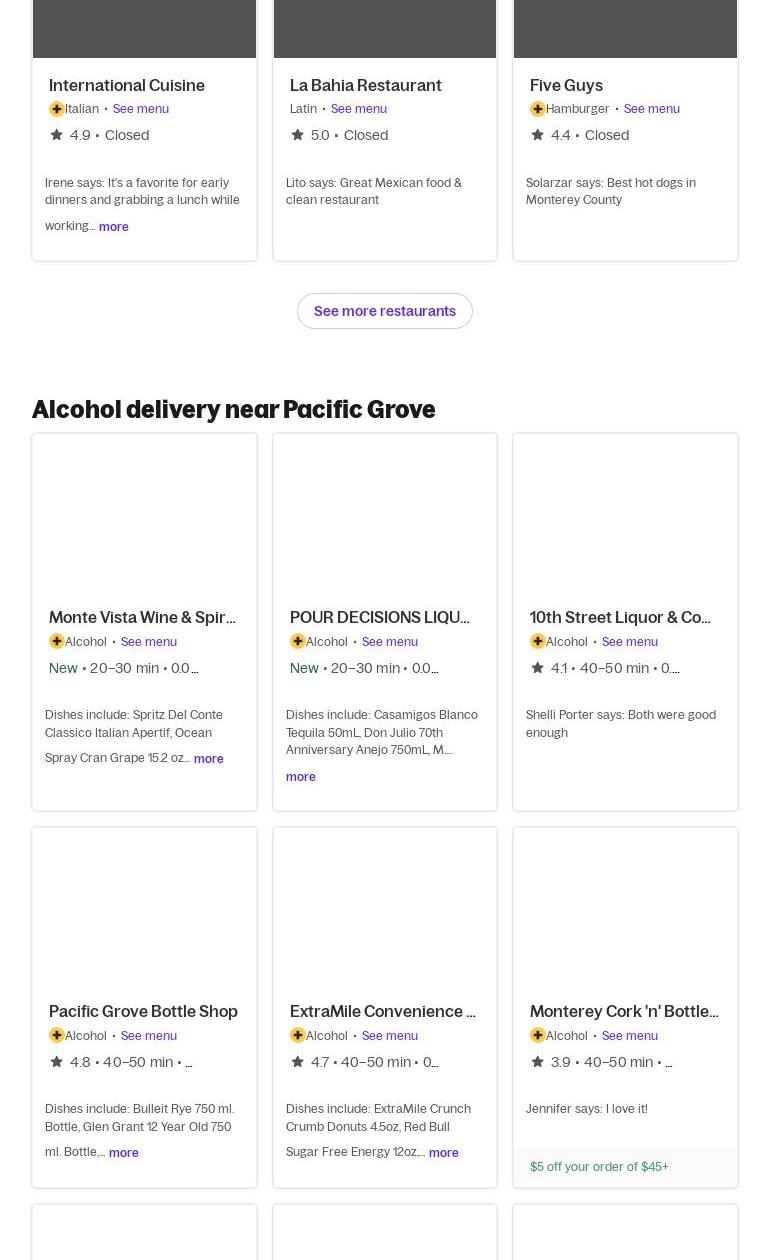 Penny’s Mexican restaurant Menu