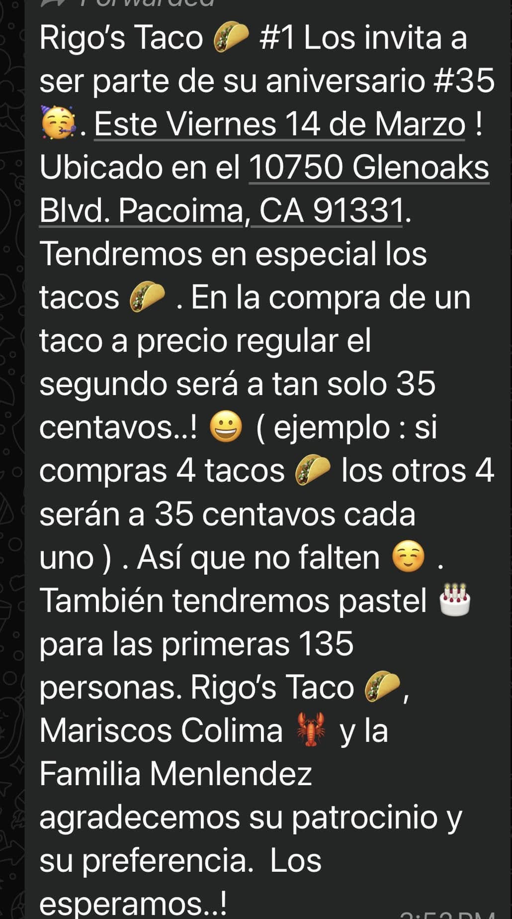 Rigos Taco Pacoima