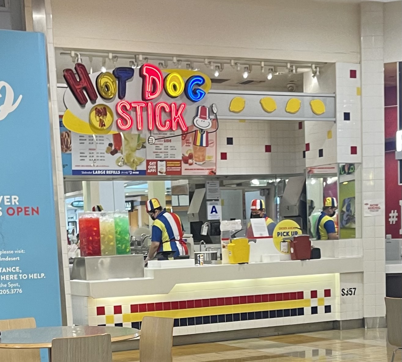 Hot Dog on a Stick Menu