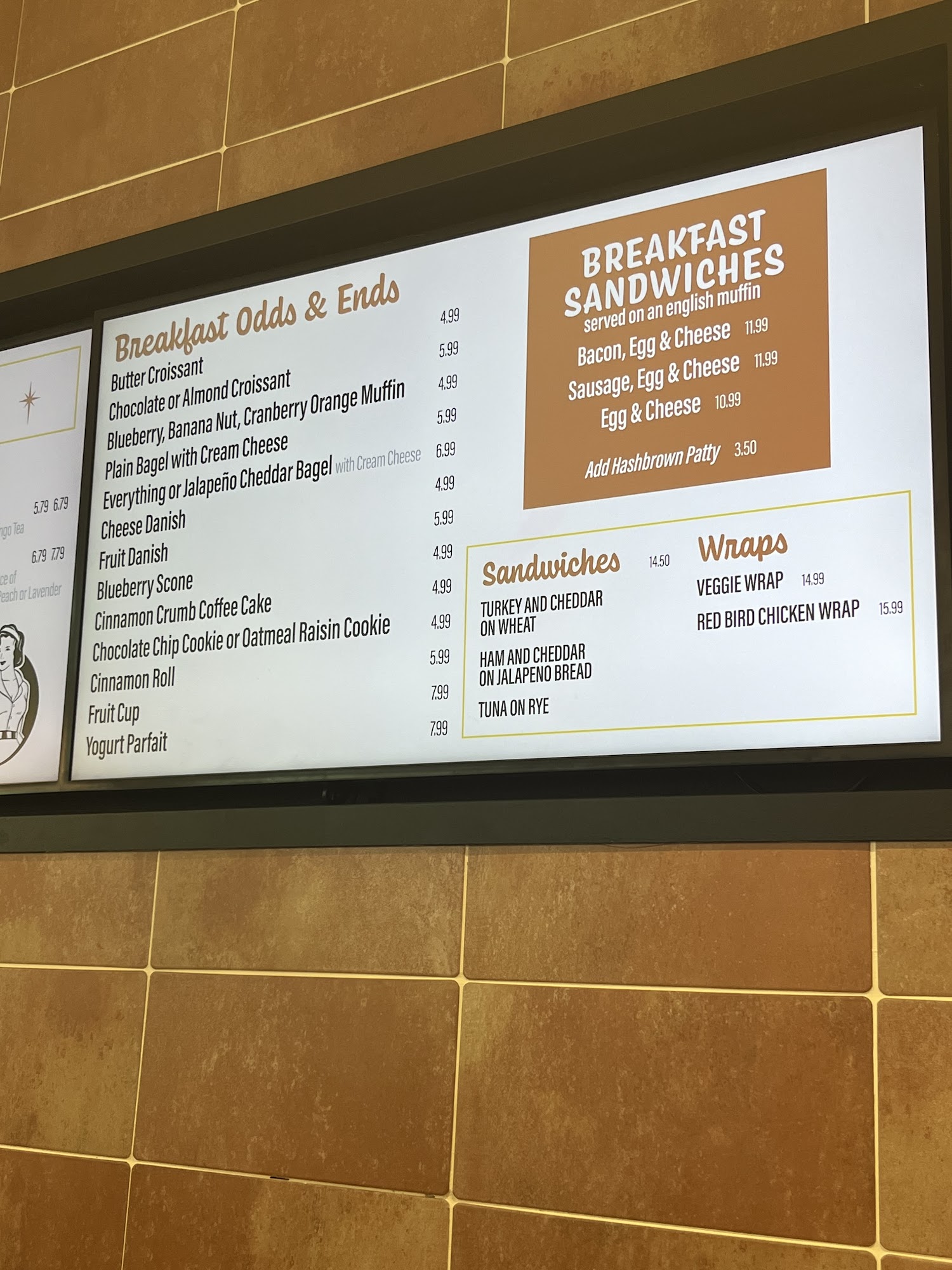 Coachella Valley Coffee Menu