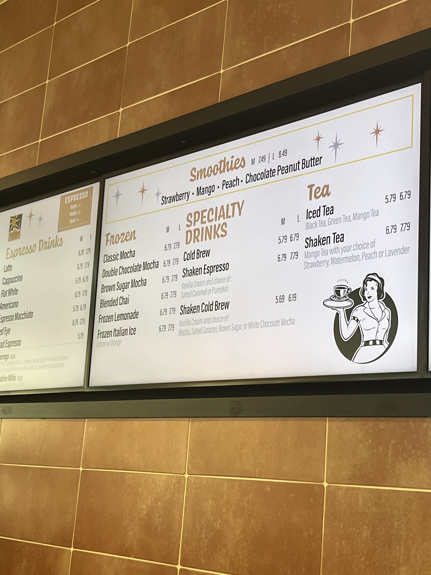 Coachella Valley Coffee Menu