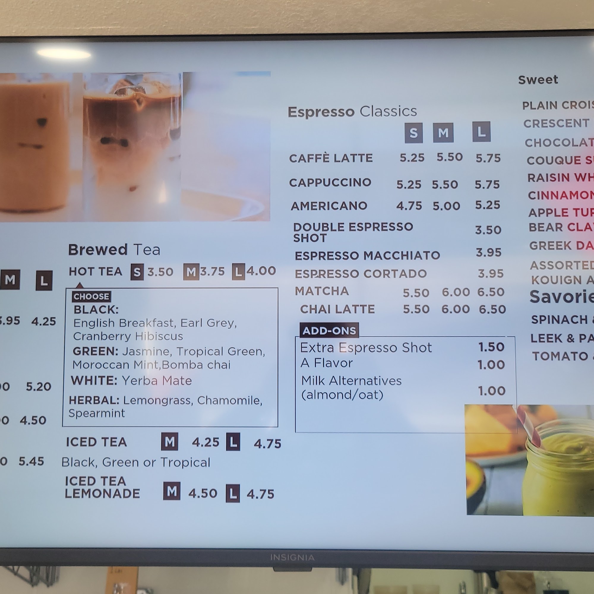 Cravings Coffee & Pastries Menu