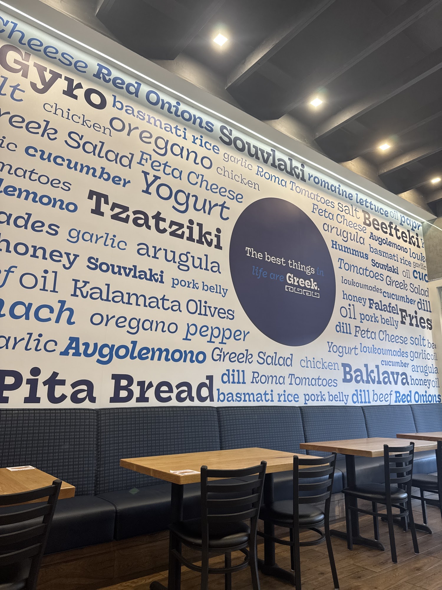 Nick The Greek Menu