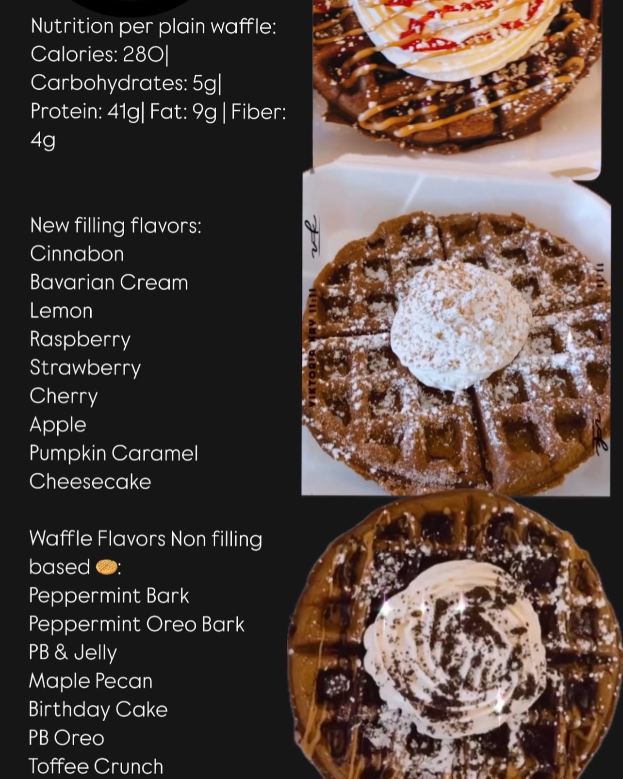 LGI Nutrition Menu