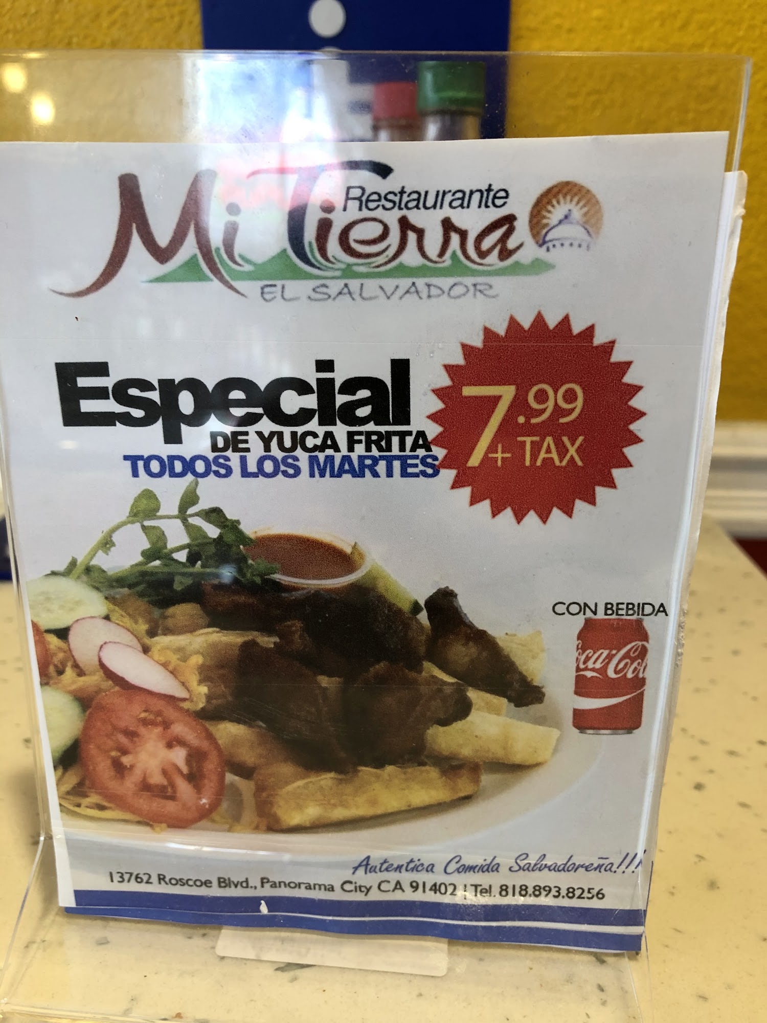 Mi Tierra Restaurant Salvadorian & Mexican Food Panorama City