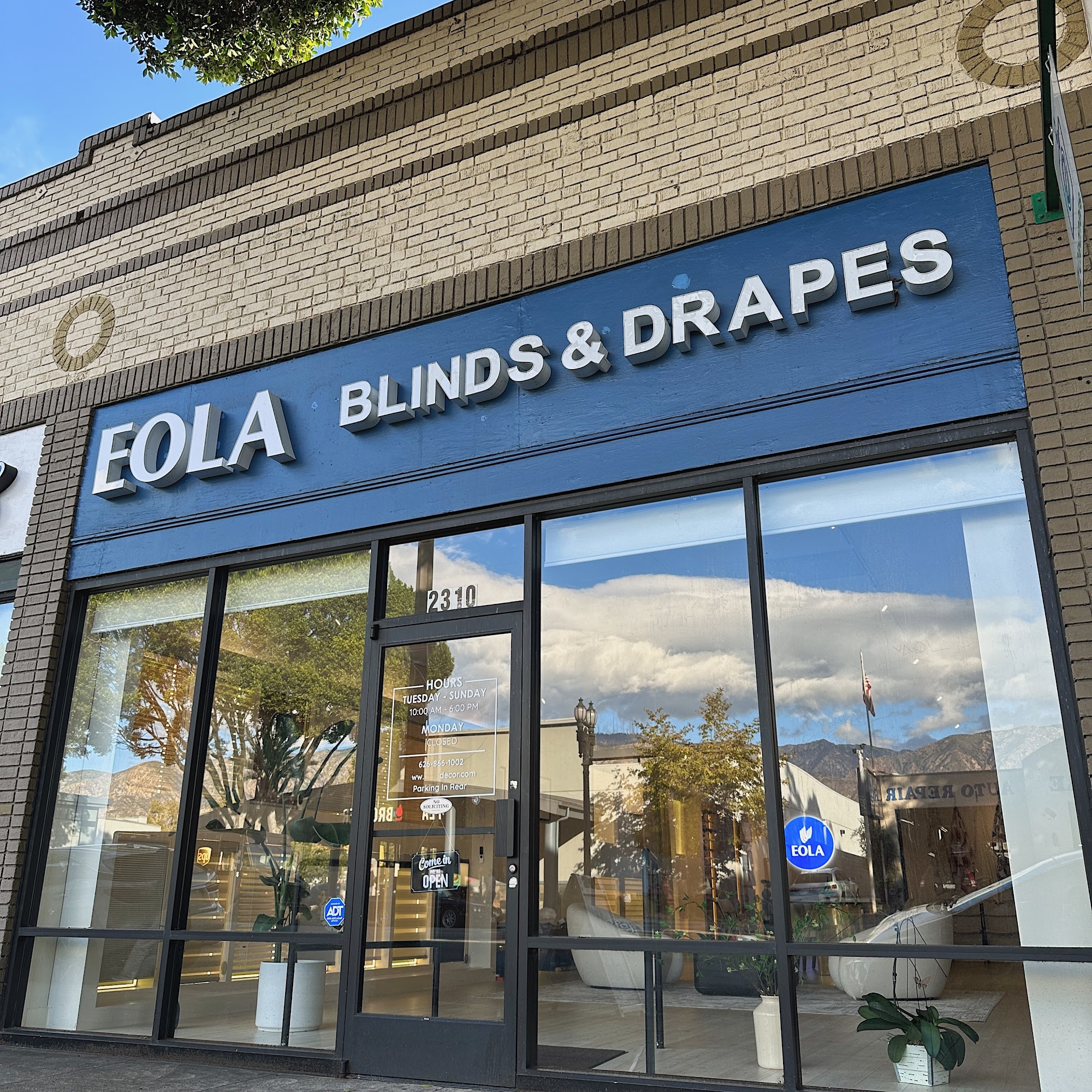 EOLA Shades & Draperies Pasadena