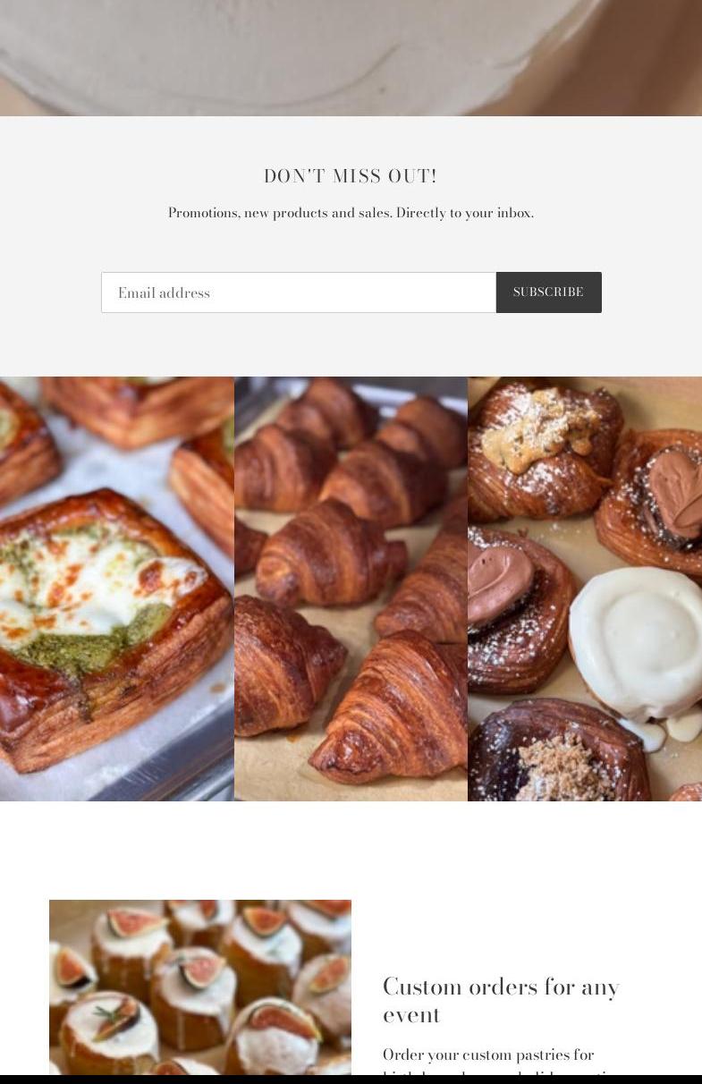 Salted Butter Company Menu