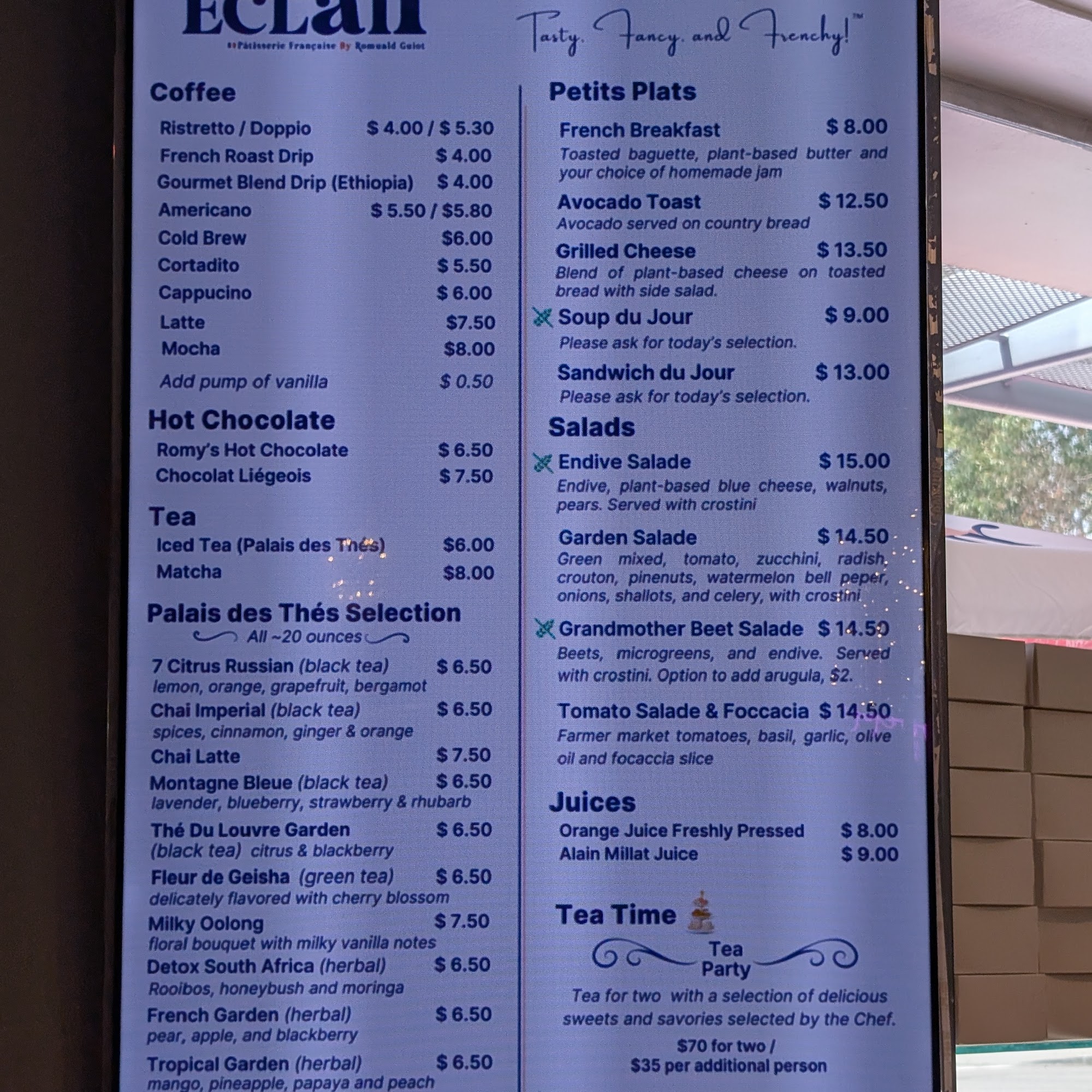 ID-eclair Menu
