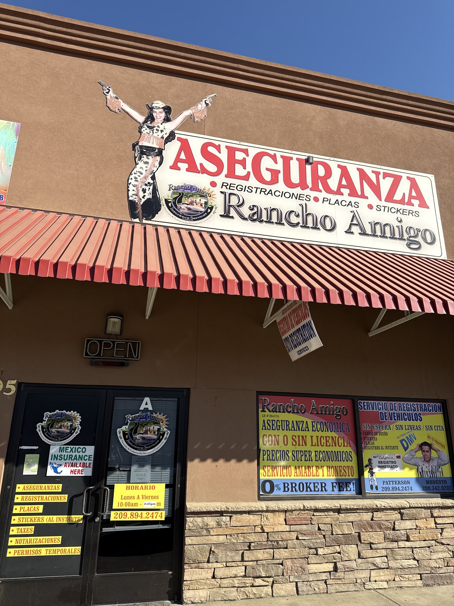 Aseguranza Rancho Amigo Menu
