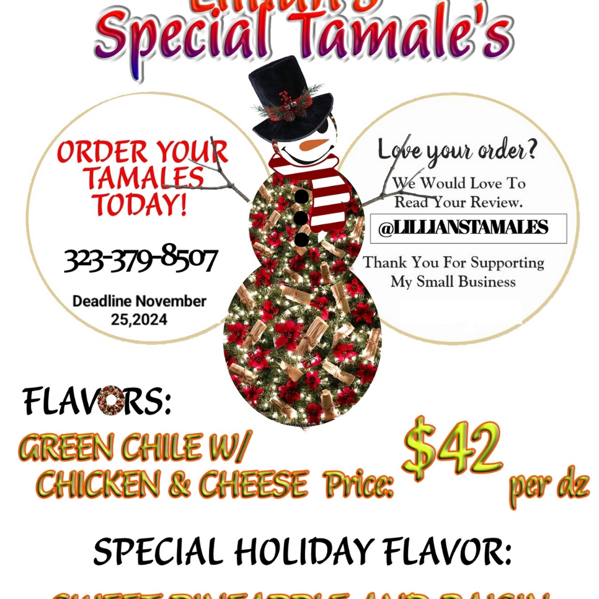 LILLIAN'S TAMALES Pico Rivera