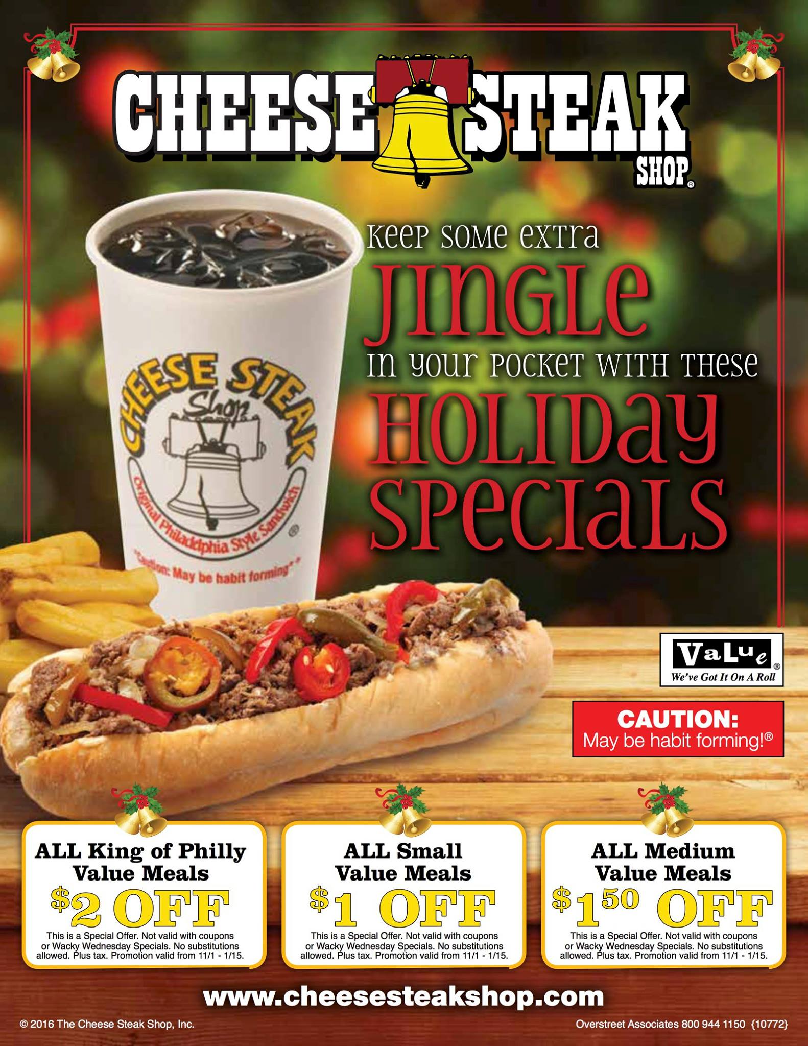 The Cheese Steak Shop Menu
