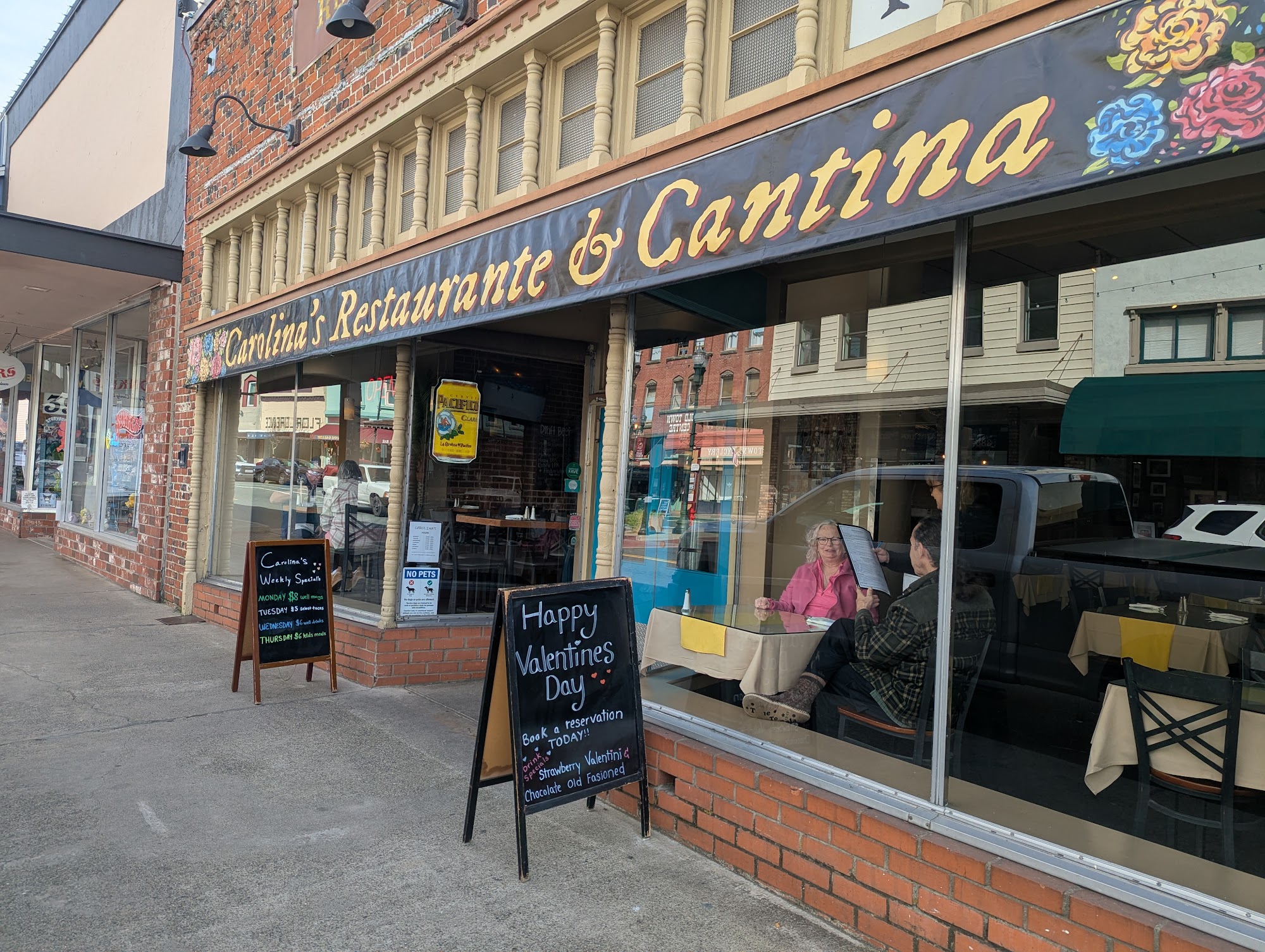 Carolina's Cantina Menu