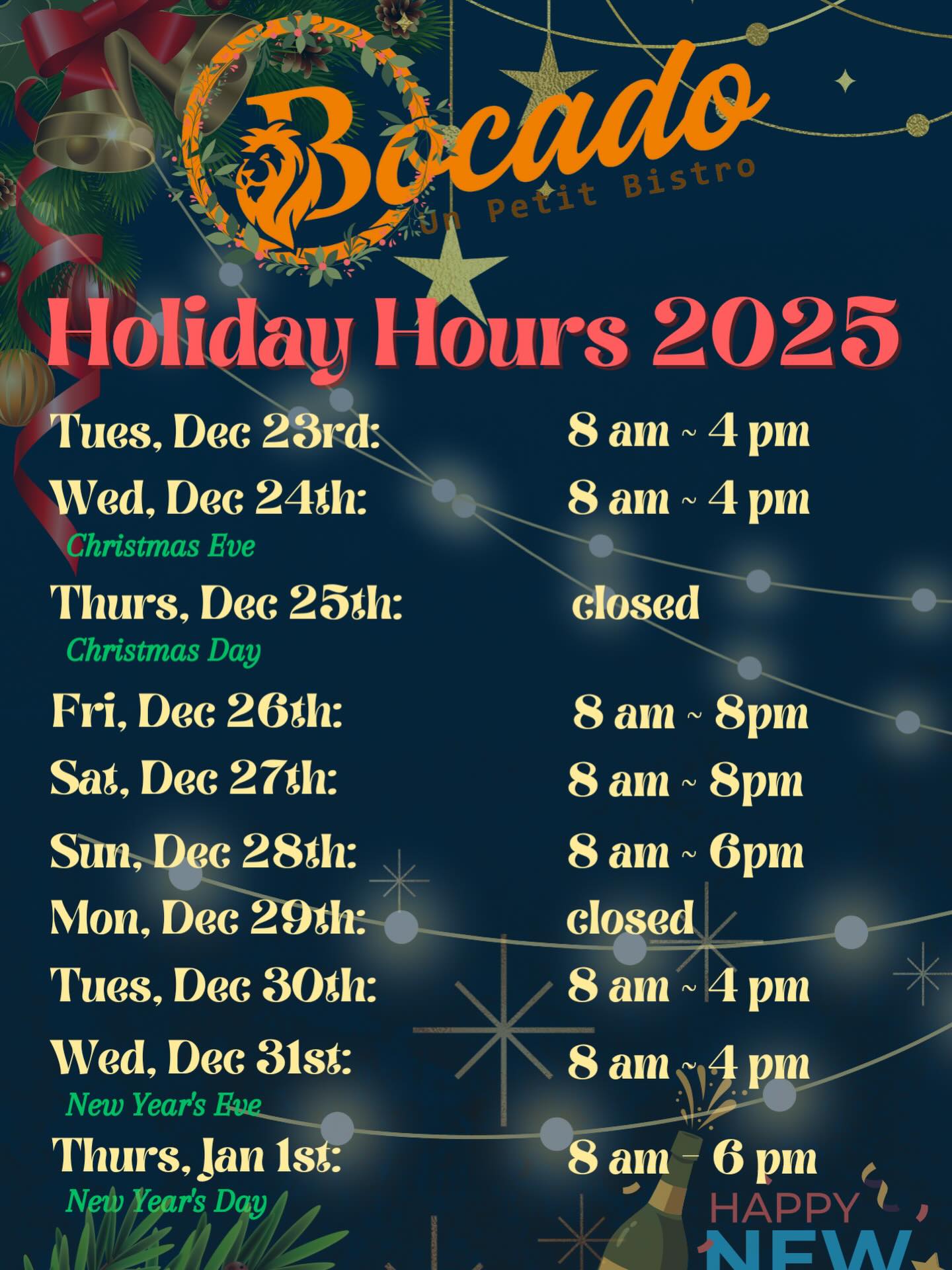 Bocado: Un Petit Bistro Pleasanton