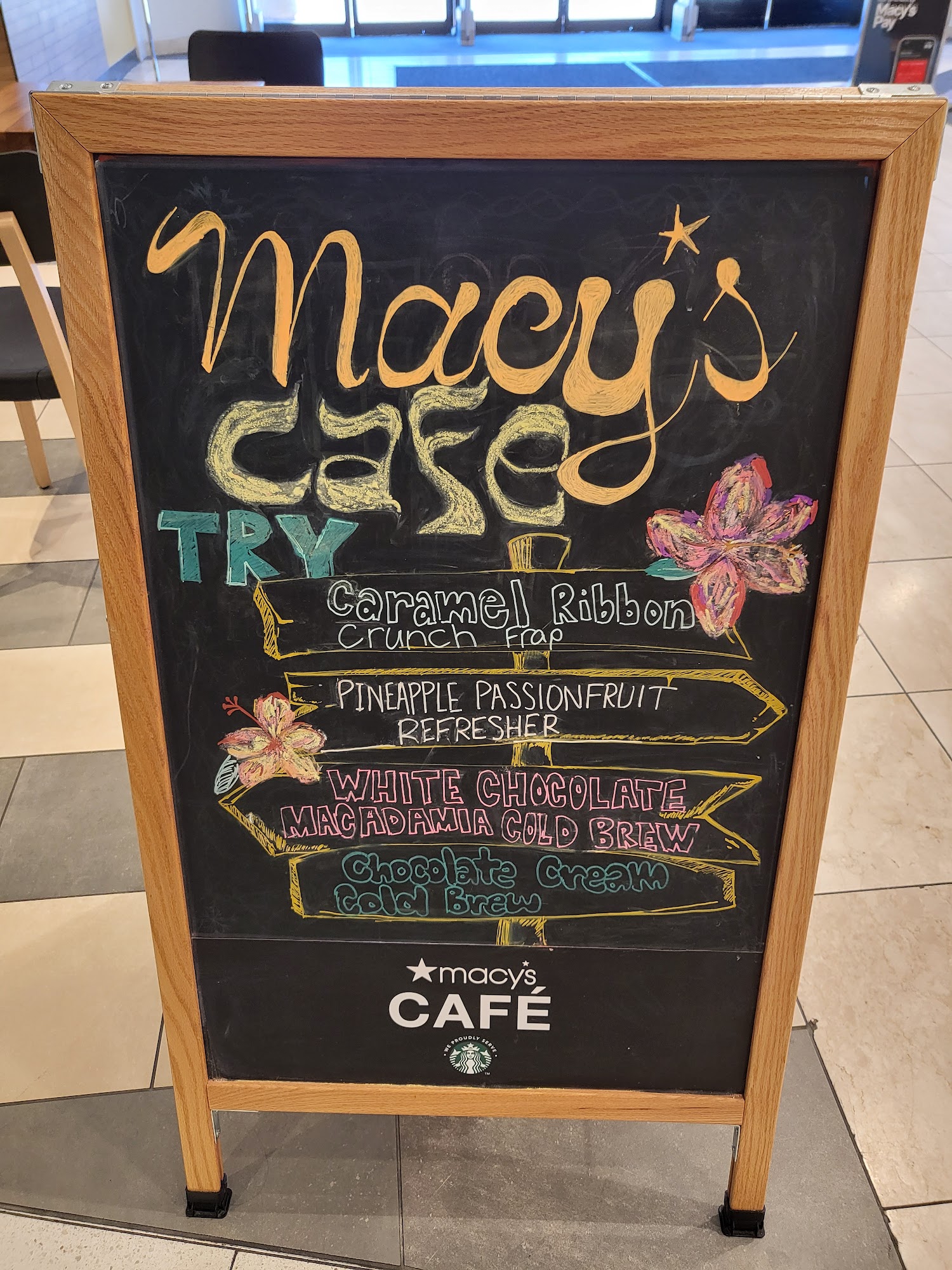Macy’s Cafe Menu