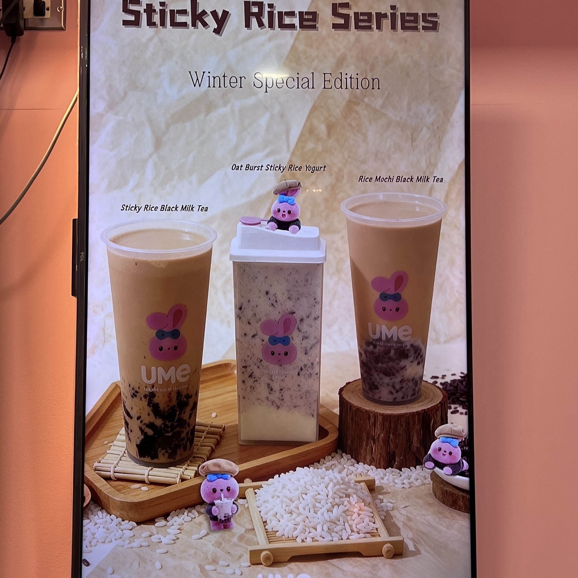 UMe | Tea & Snacks Menu