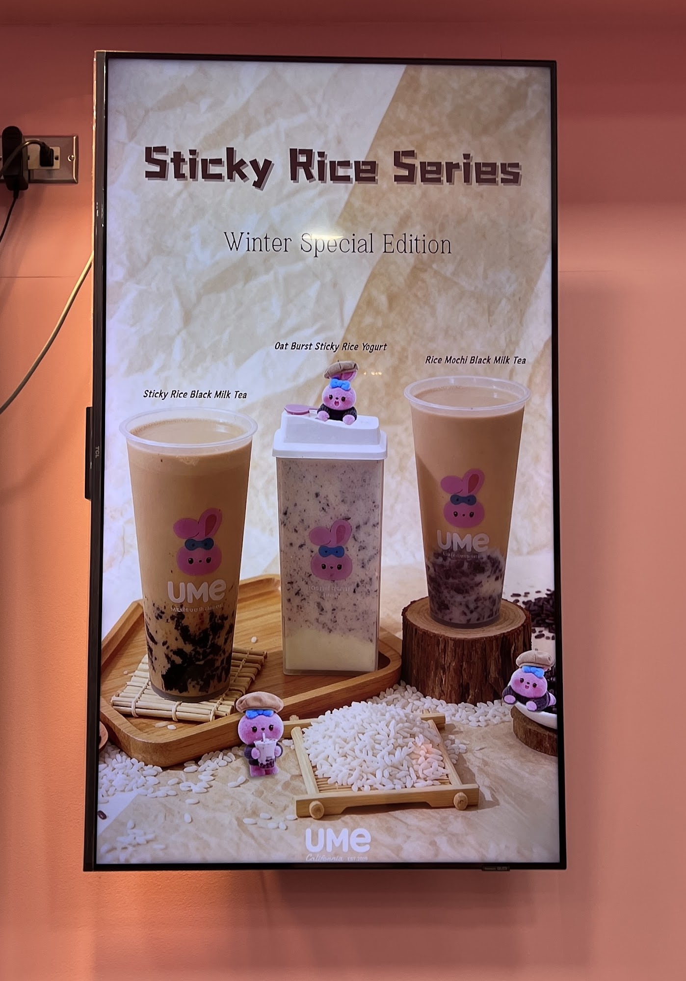UMe | Tea & Snacks Menu