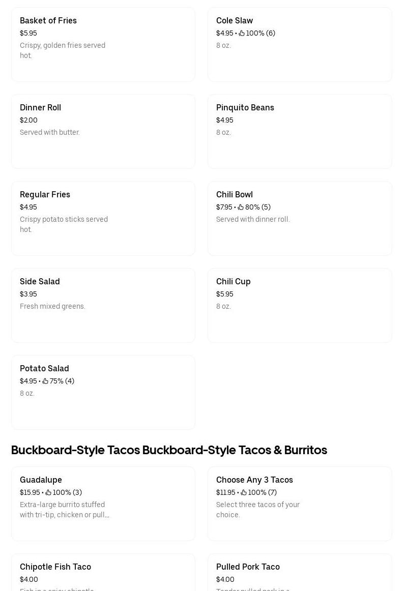 Yummy China Fast Food Menu