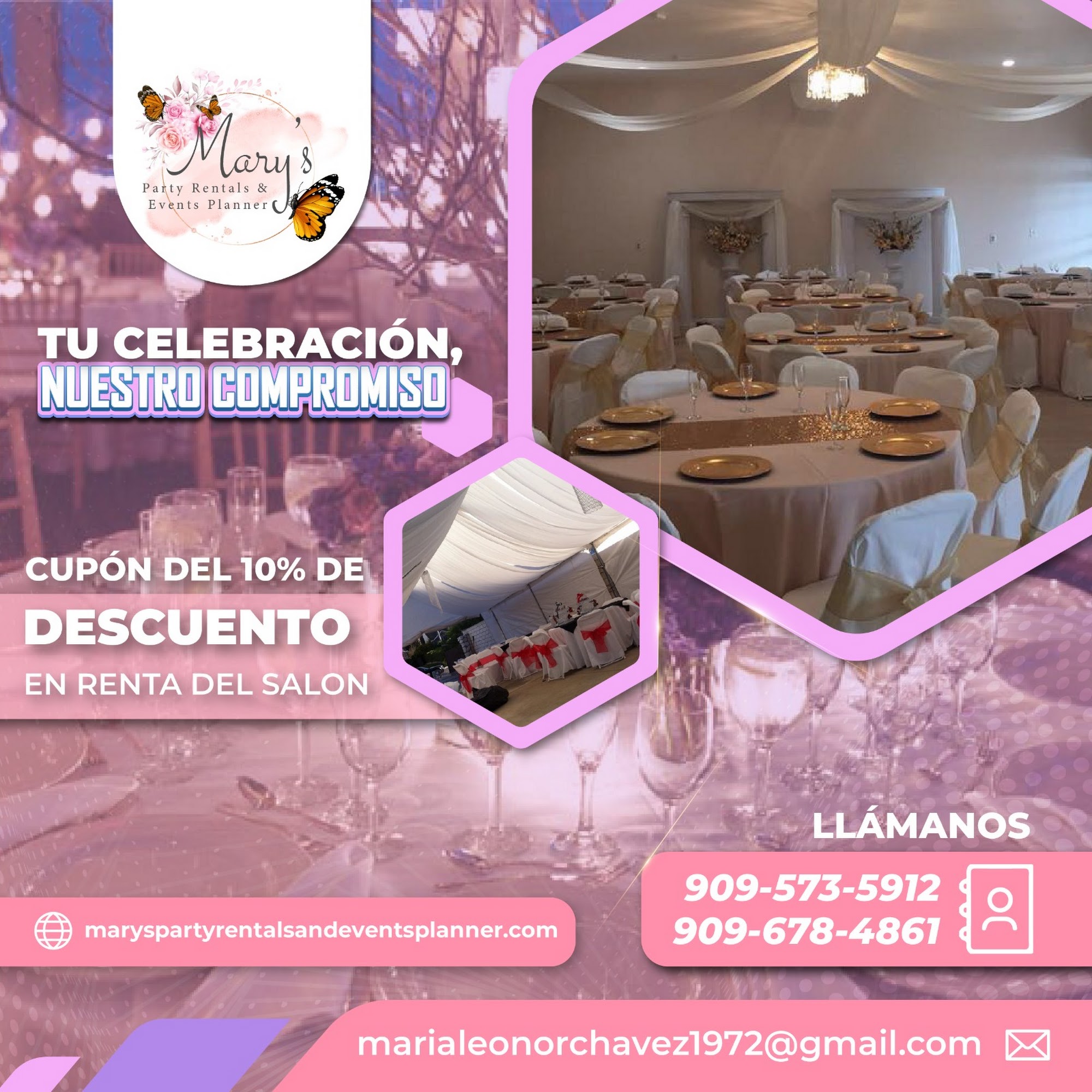 Mary's Party Rentals 235 S East End Ave, Pomona California 91766