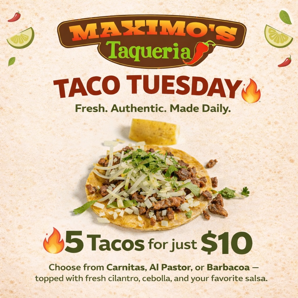 Maximo's Grocery Menu