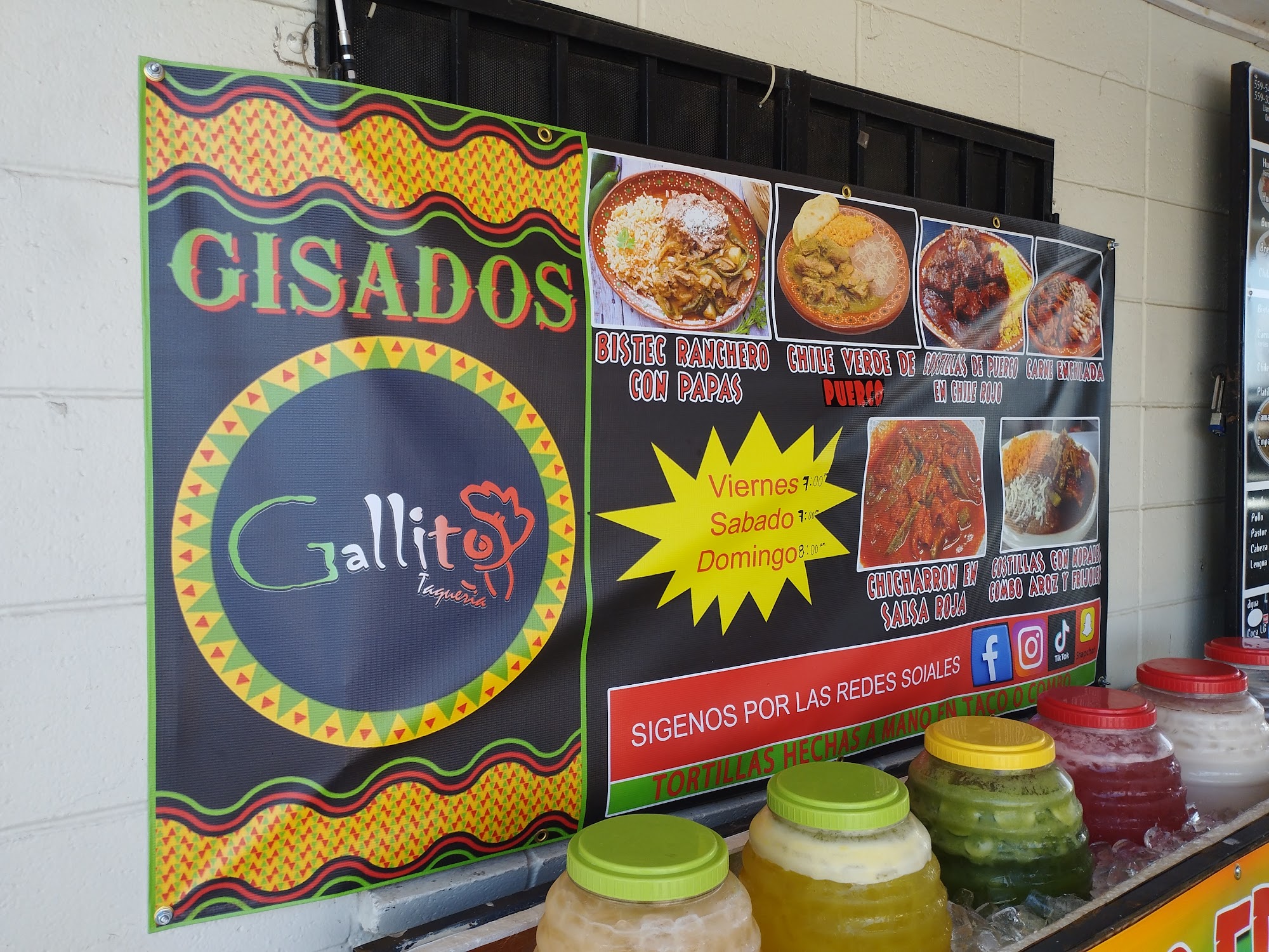 Taqueria El Gallito Menu