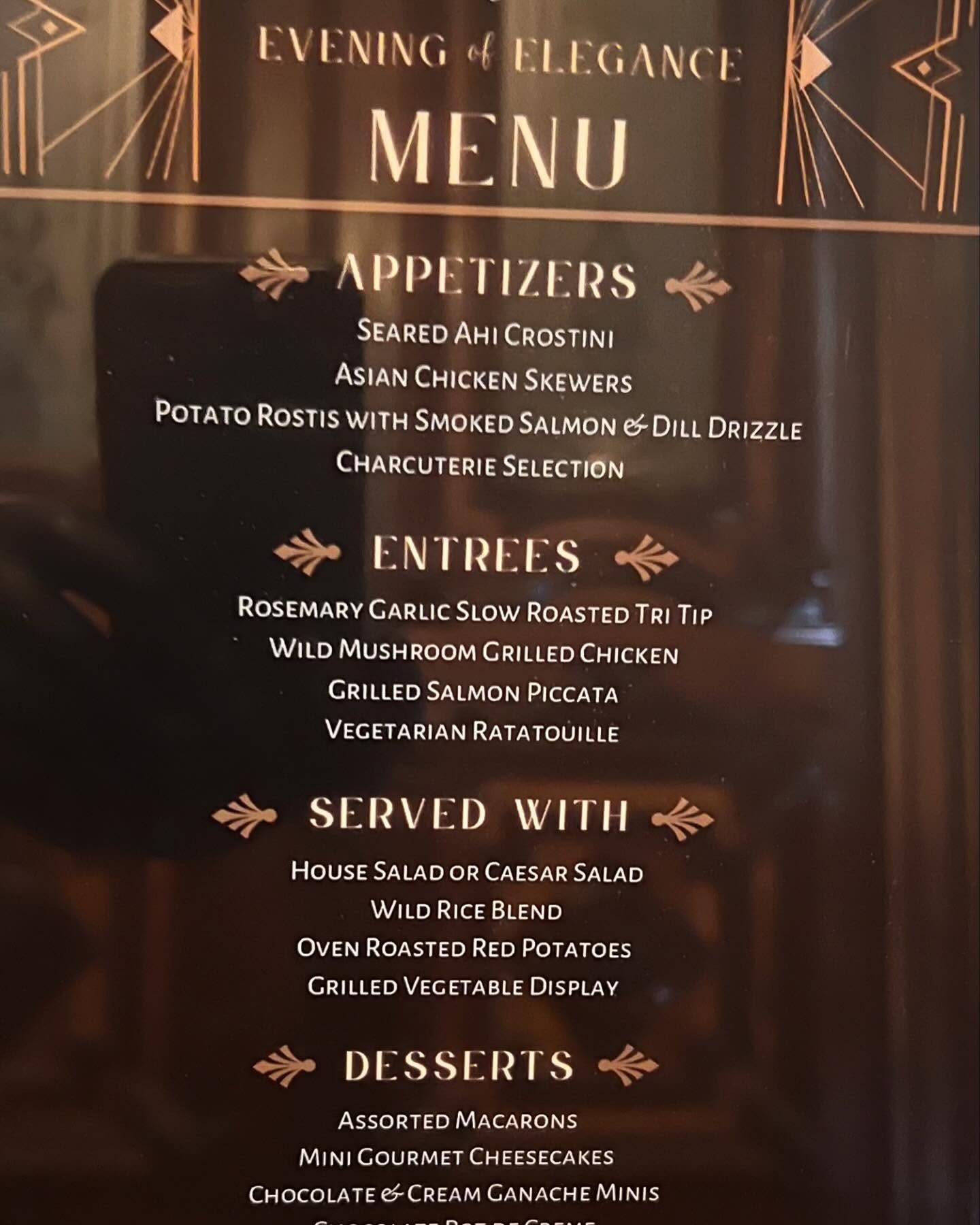 Off the Vine Catering Co Menu