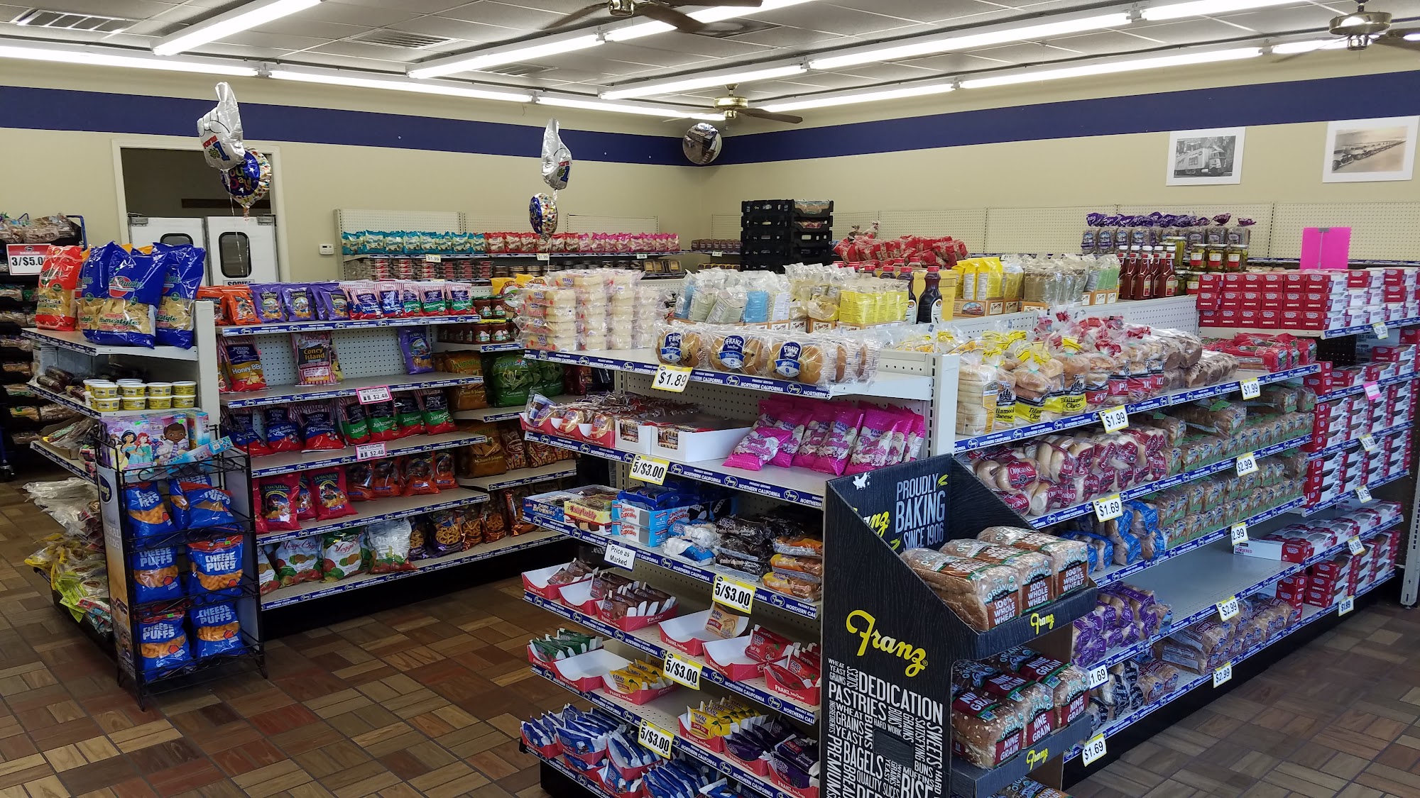 Franz Bakery Outlet Menu