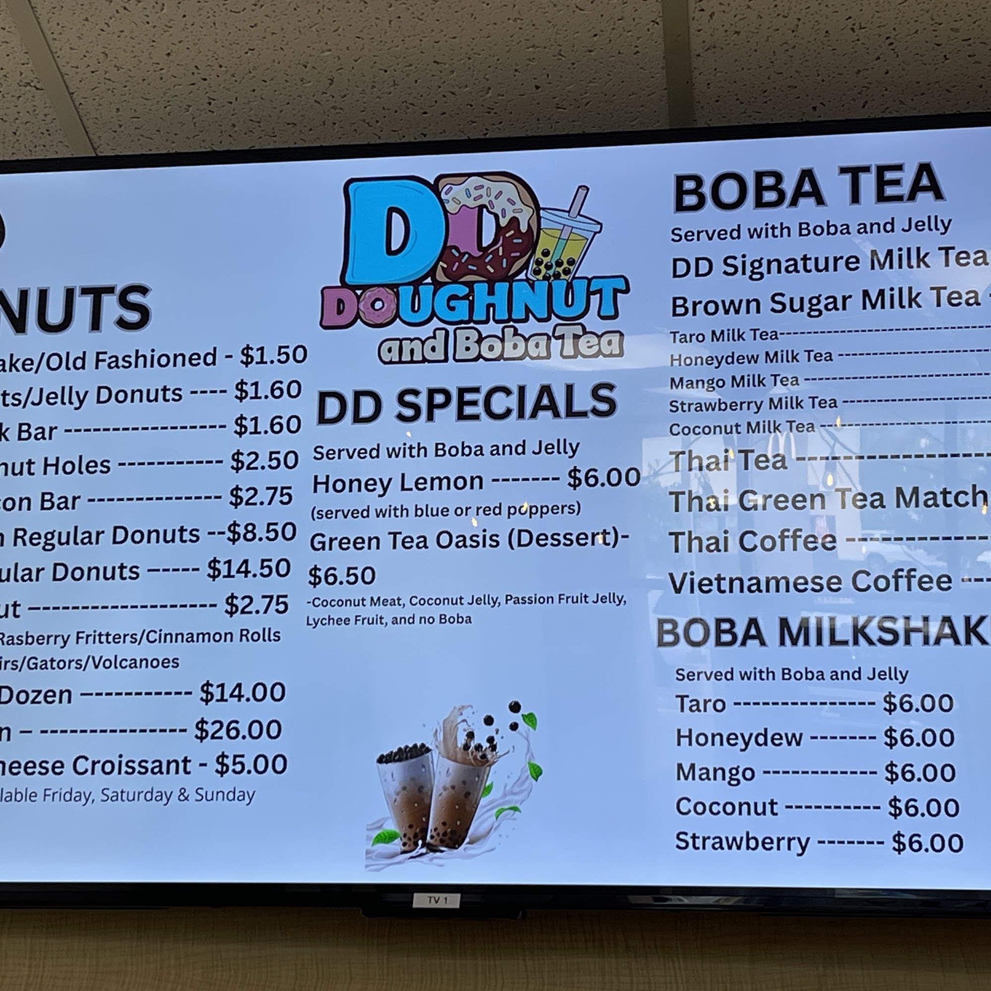 DD Doughnut and Boba Tea