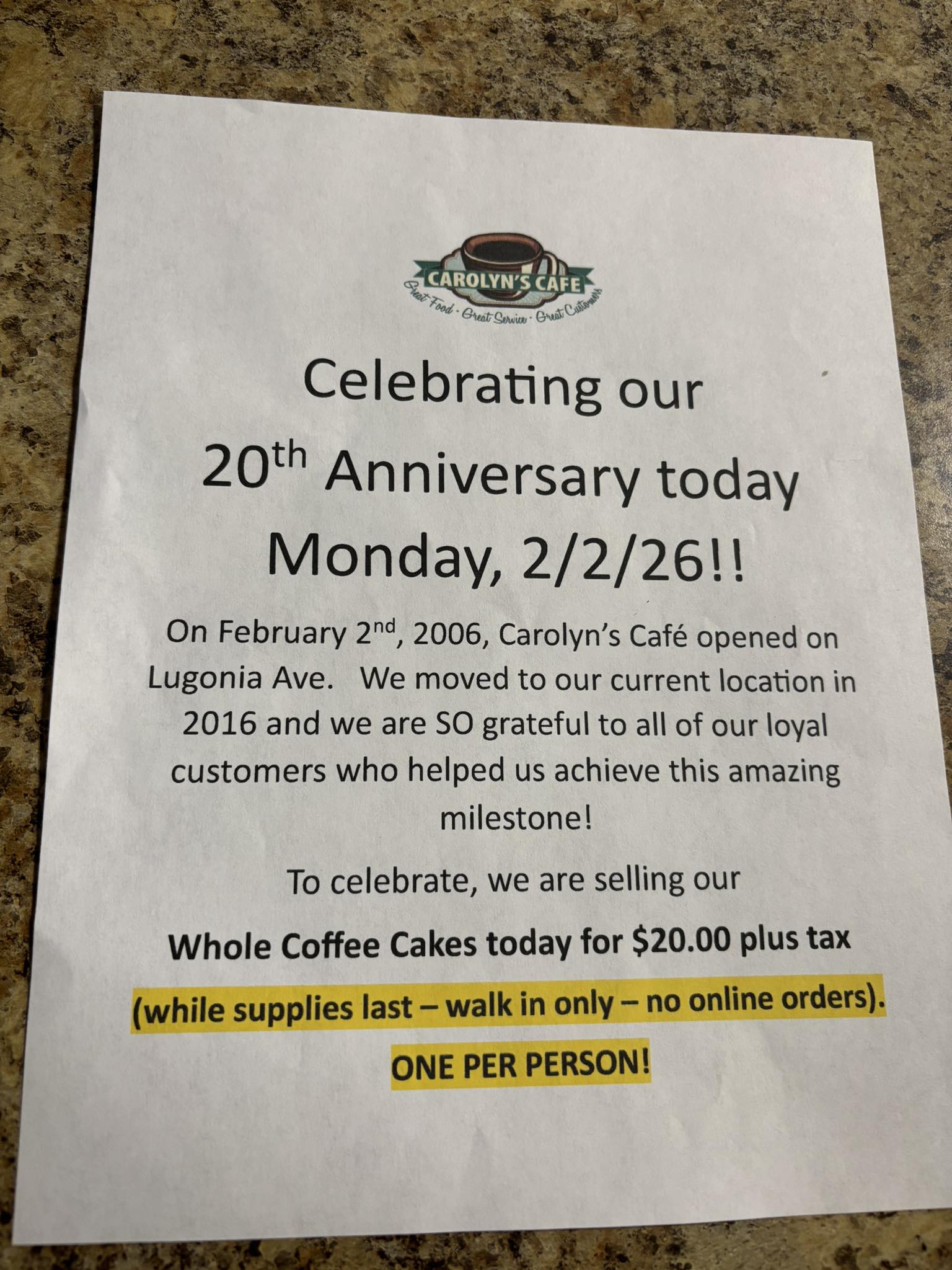 Carolyn's Cafe Redlands