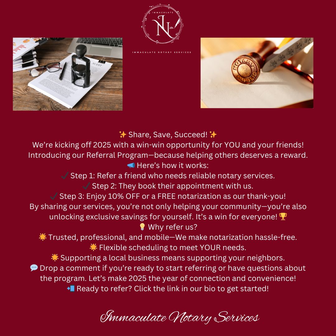 Immaculate Notary Services