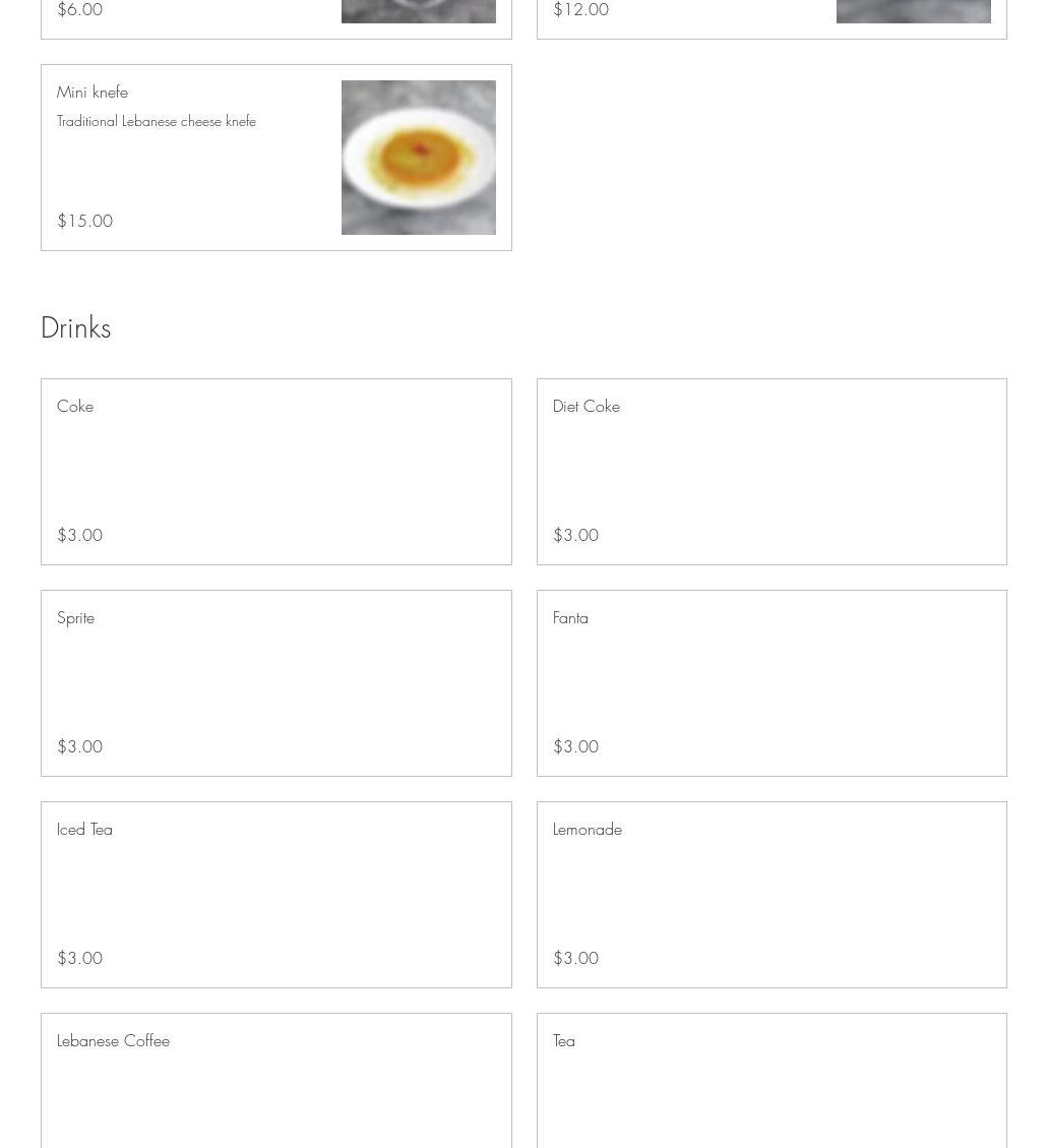 Monaia Mediterranean Cuisine Menu