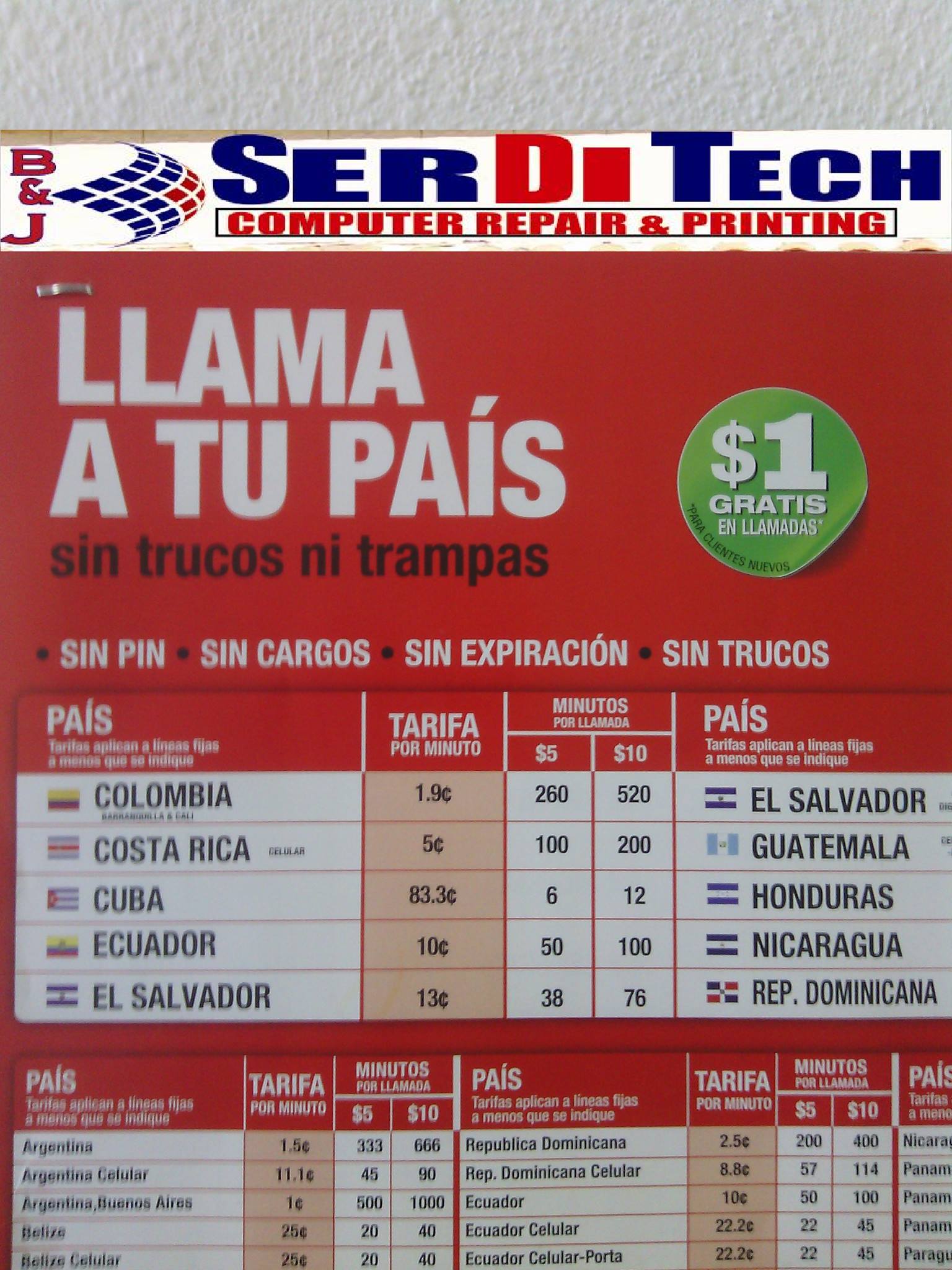 SerDiTech Computer Repair And Printing