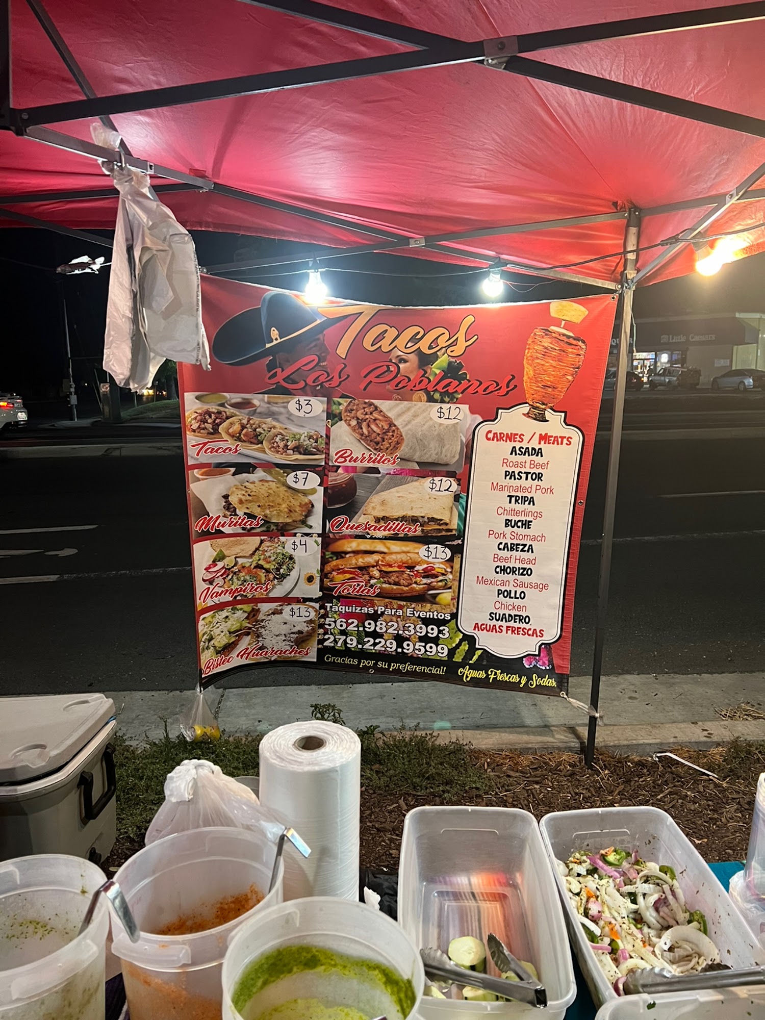 MexicanFoodPopup Menu