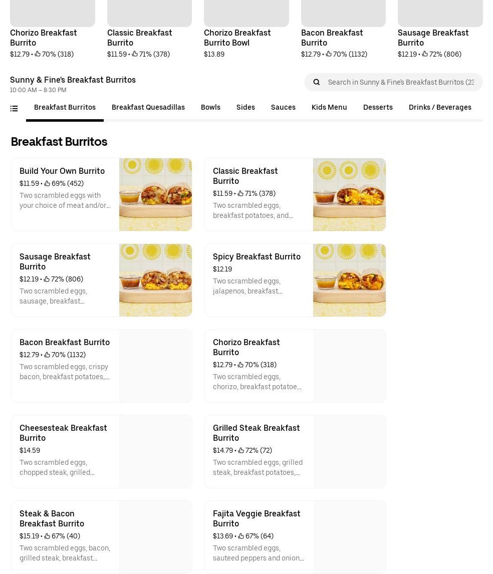 Mariscos y Tacos Estilo Sinaloa Rays Cafe Menu