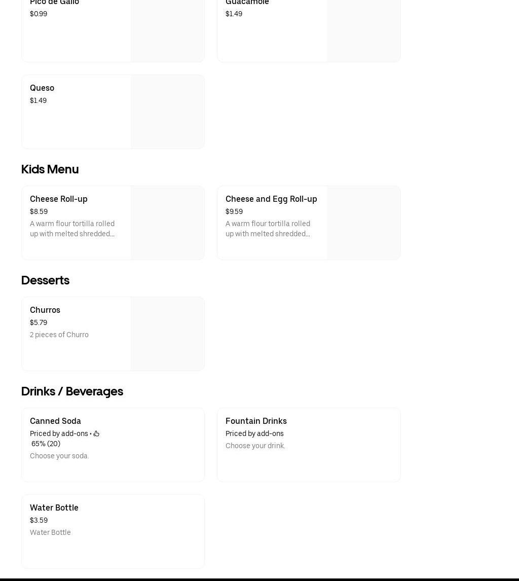 Mariscos y Tacos Estilo Sinaloa Rays Cafe Menu