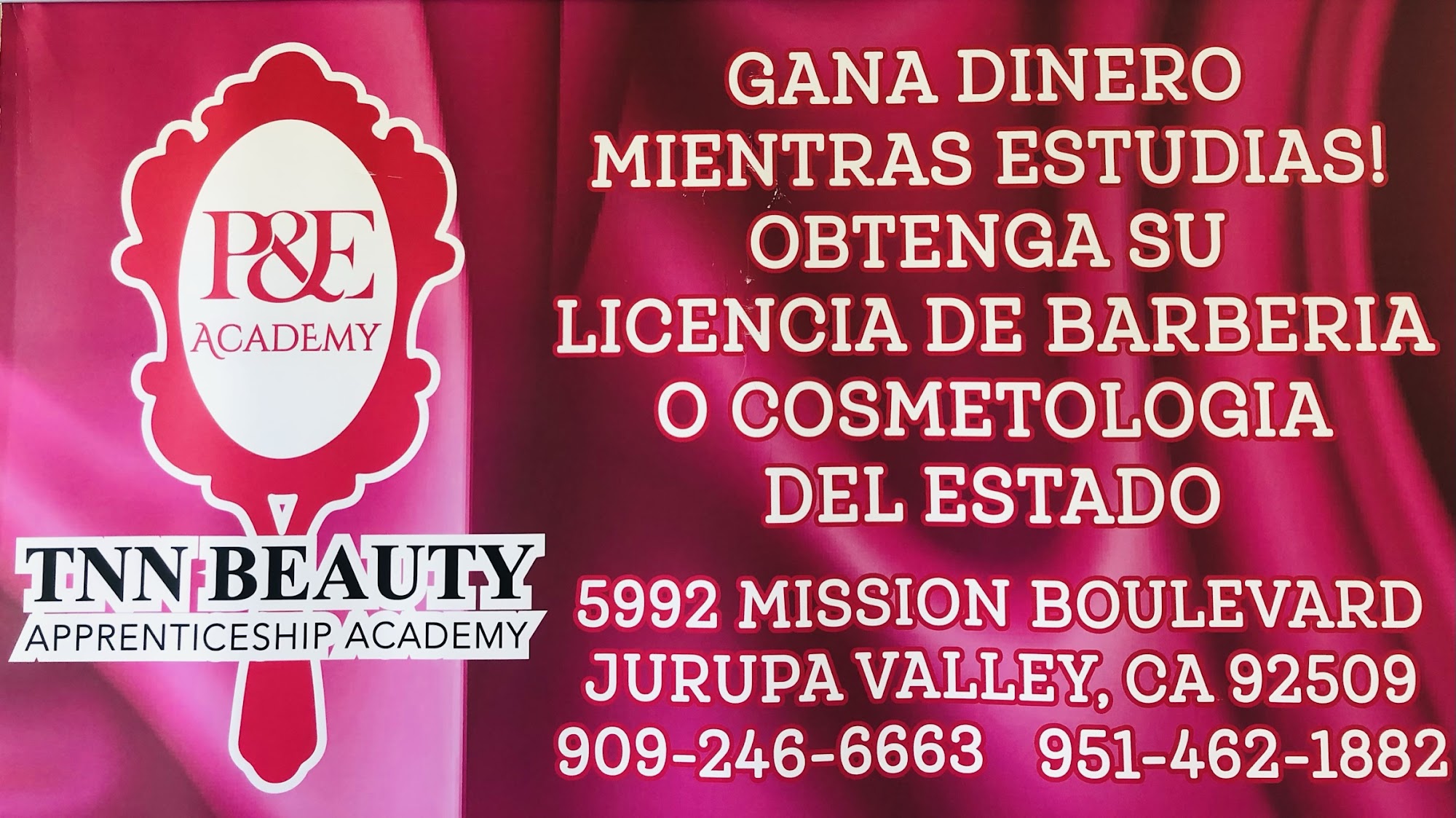 TNN BEAUTY APPRENDICESHIP P&E ACADEMY Riverside