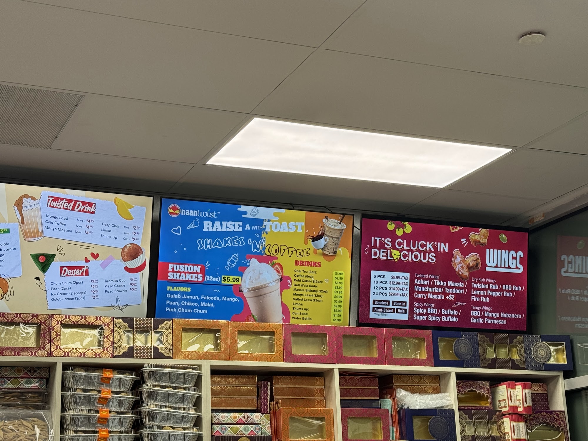 Pizza Twist Menu