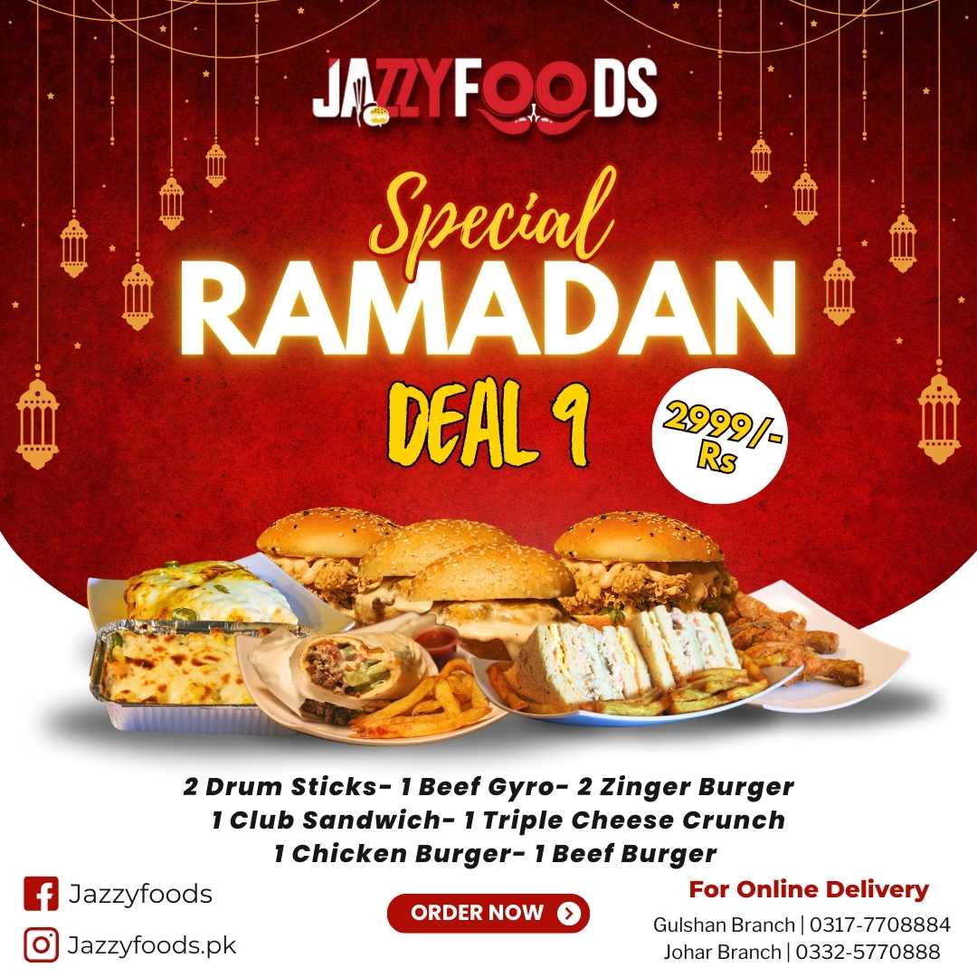 Jazzy Foods Menu