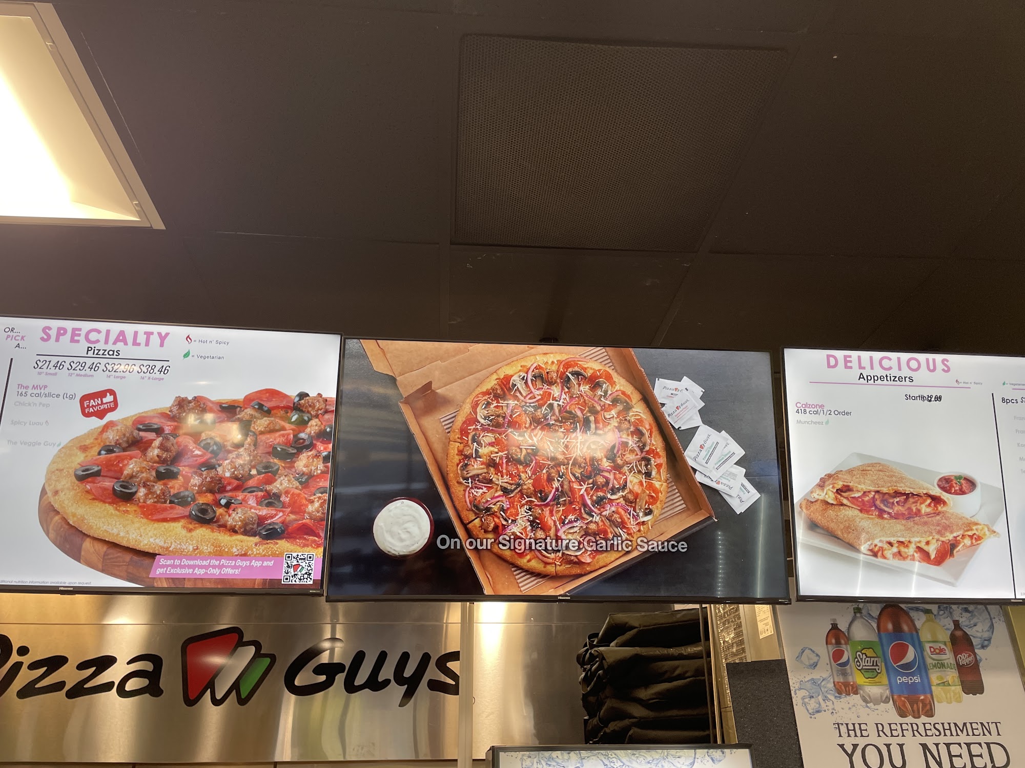 Pizza Guys Menu