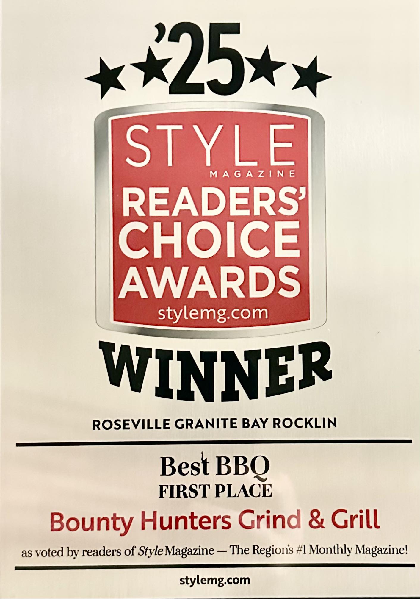 Bounty Hunters Grind & Grill Roseville
